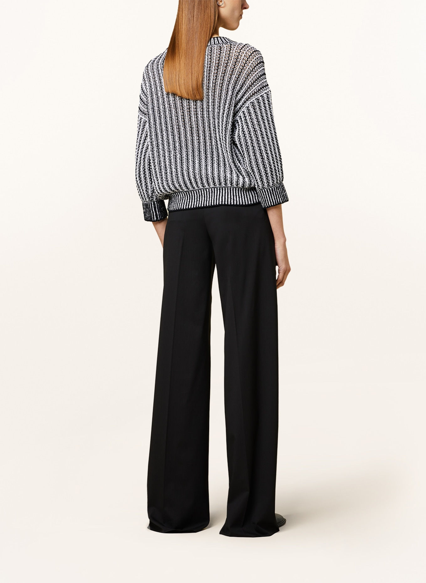 Max Mara Sweater REGNO, Color: WHITE/ BLACK (Image 3)
