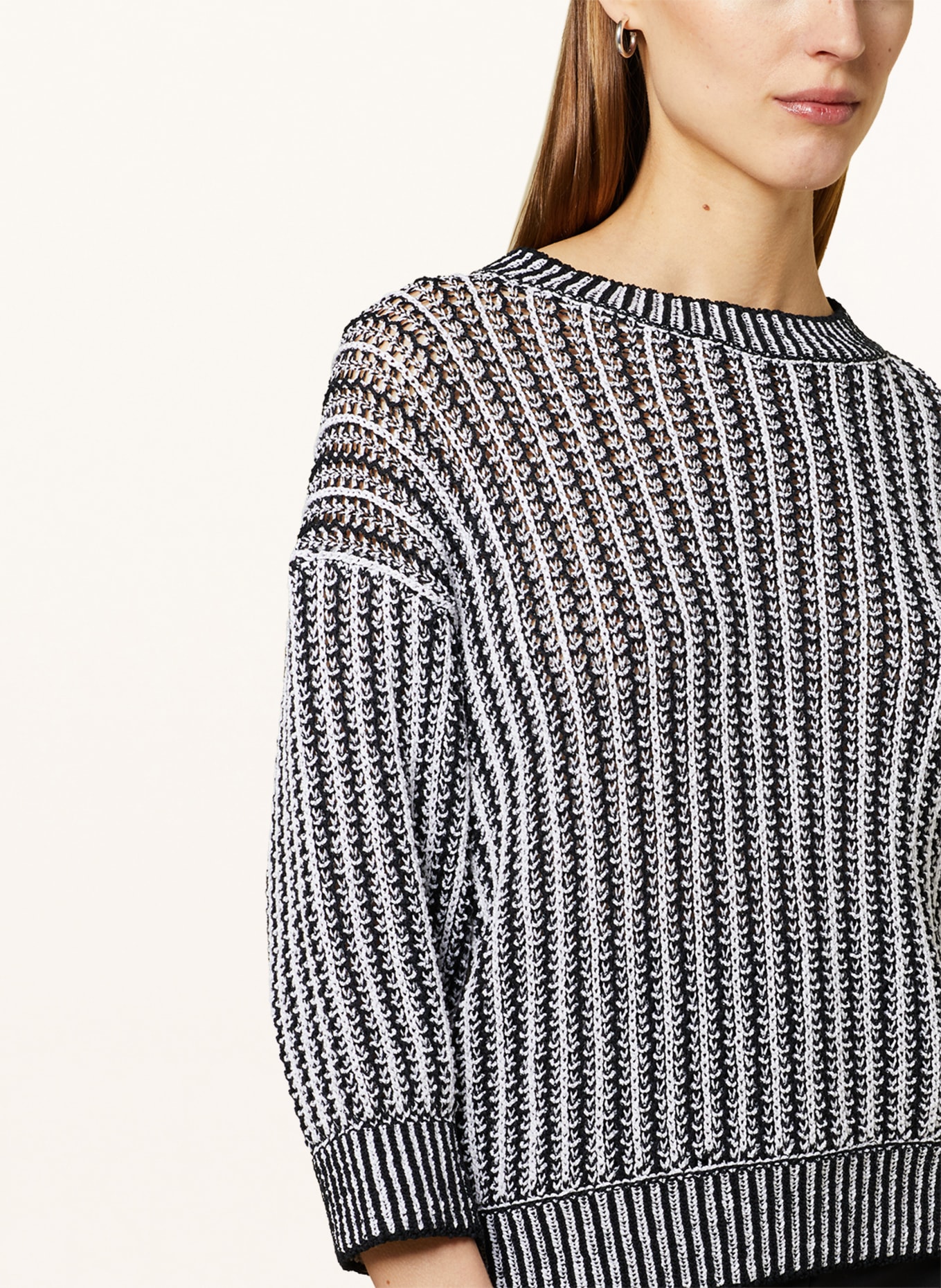 Max Mara Sweater REGNO, Color: WHITE/ BLACK (Image 4)