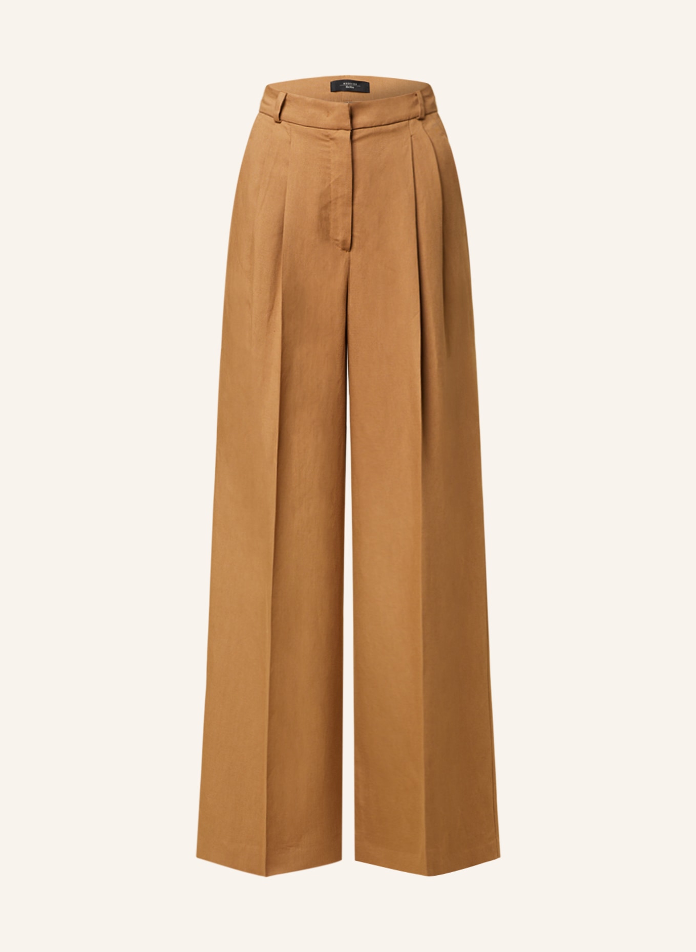 WEEKEND MaxMara Trousers DILETTA, Color: LIGHT BROWN (Image 1)