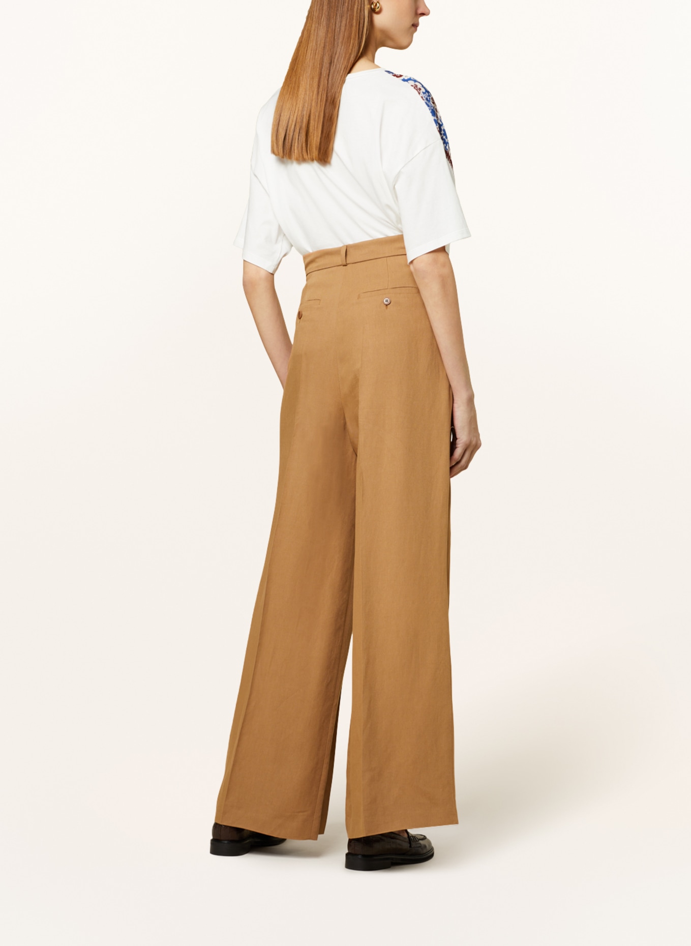 WEEKEND MaxMara Trousers DILETTA, Color: LIGHT BROWN (Image 3)