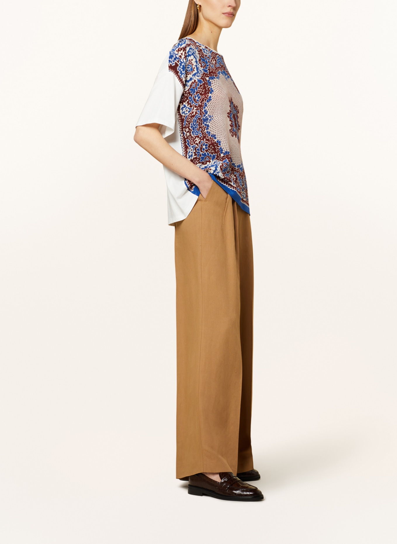 WEEKEND MaxMara Trousers DILETTA, Color: LIGHT BROWN (Image 4)