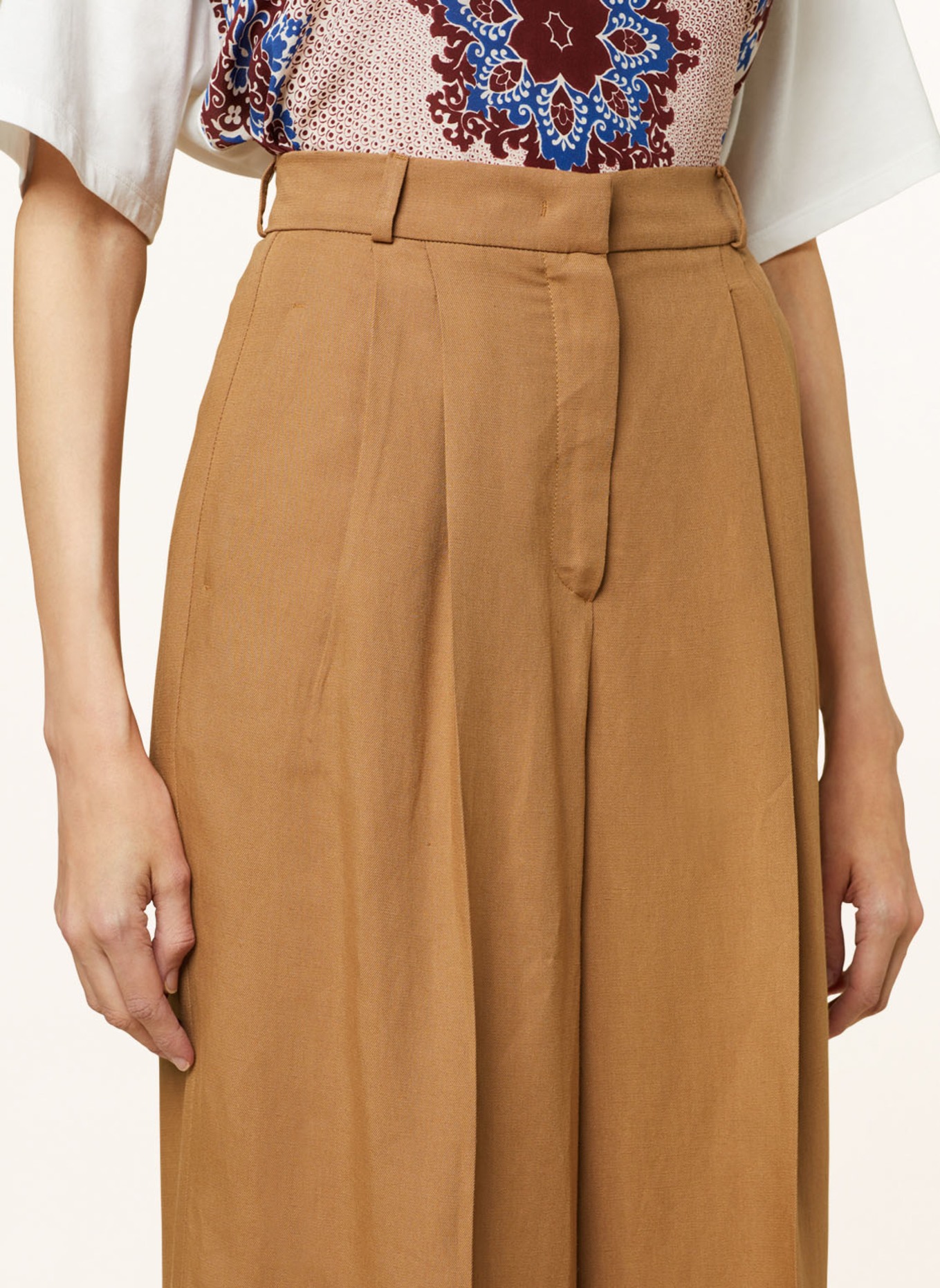 WEEKEND MaxMara Trousers DILETTA, Color: LIGHT BROWN (Image 5)