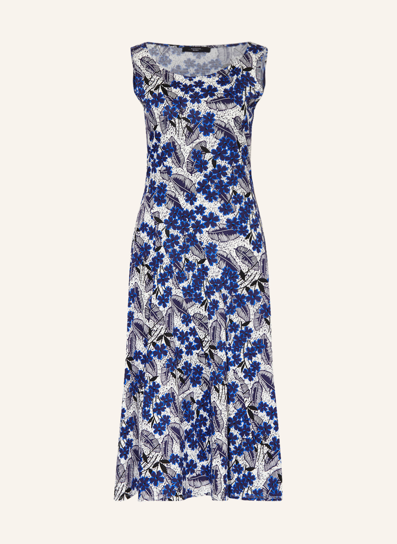 WEEKEND MaxMara Dress TAPPETO, Color: WHITE/ BLUE/ DARK BLUE (Image 1)