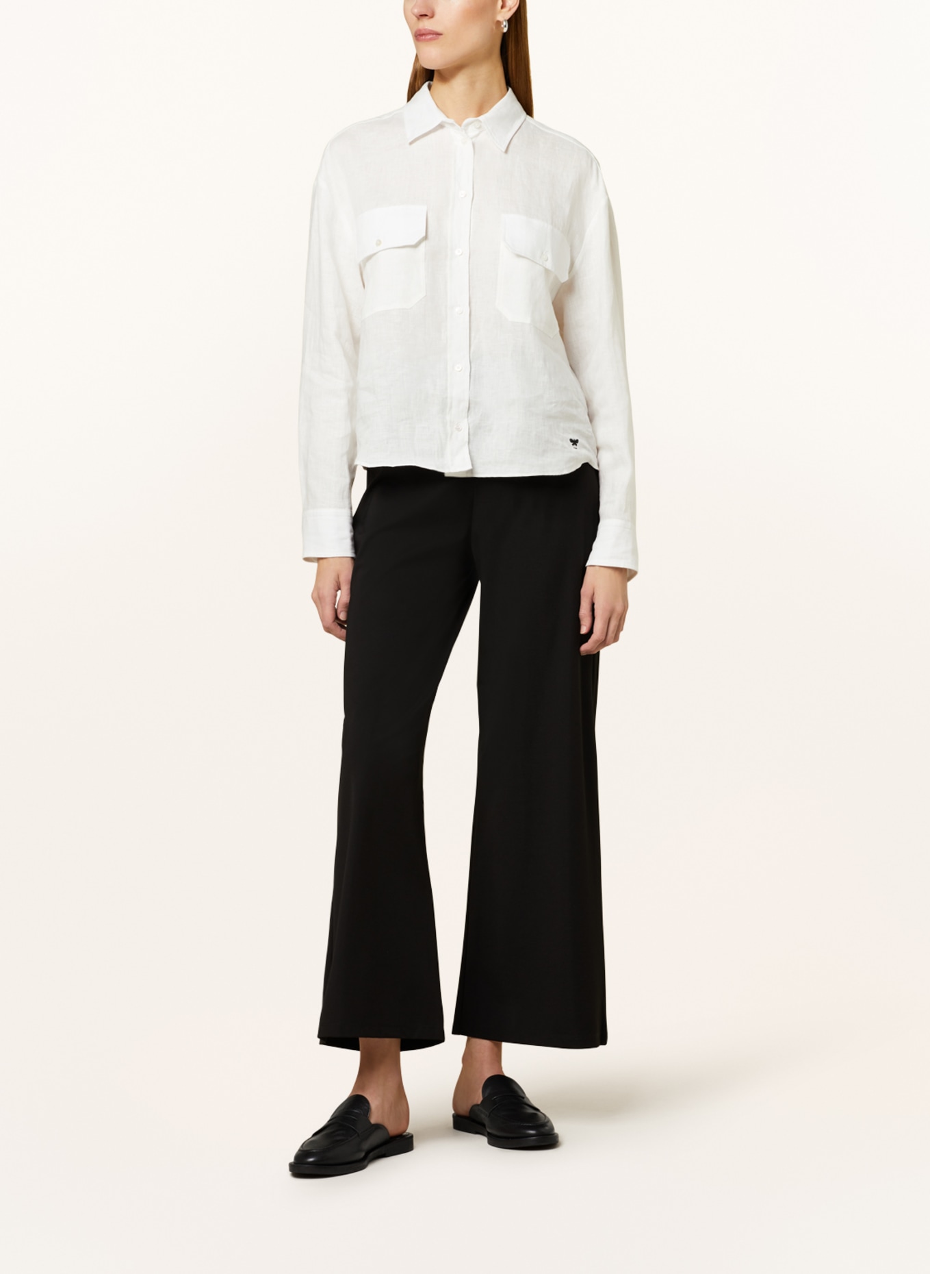 WEEKEND MaxMara Jersey trousers FALCO, Color: BLACK (Image 2)