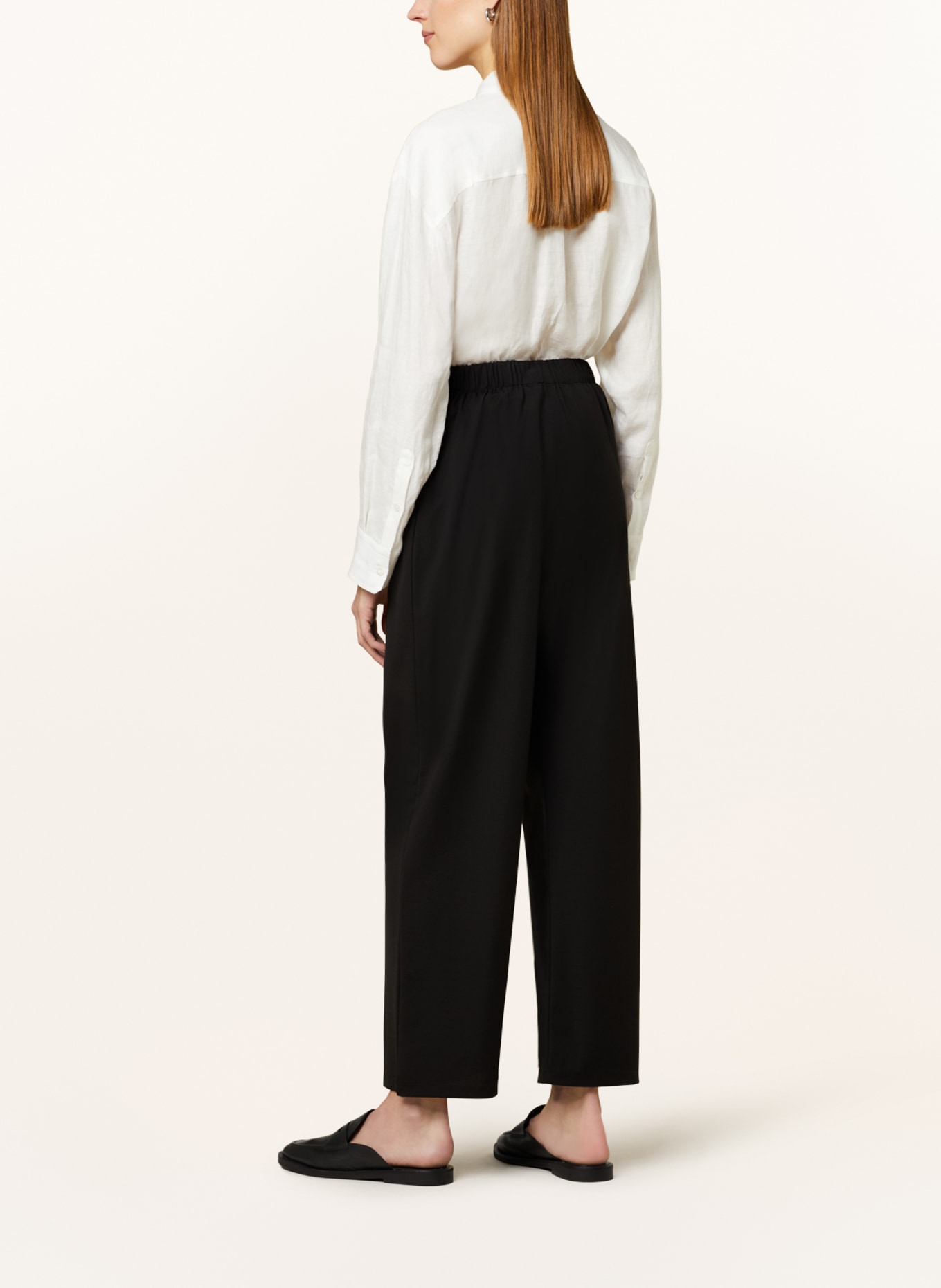 WEEKEND MaxMara Jersey trousers FALCO, Color: BLACK (Image 3)