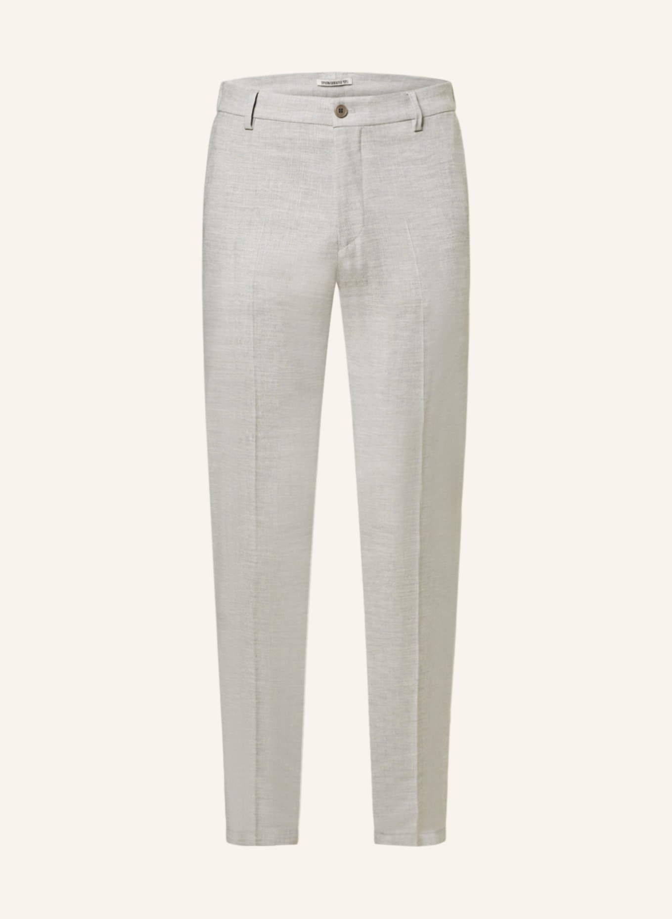 DRYKORN Trousers AJEND extra slim fit with linen, Color: 6702 grau (Image 1)