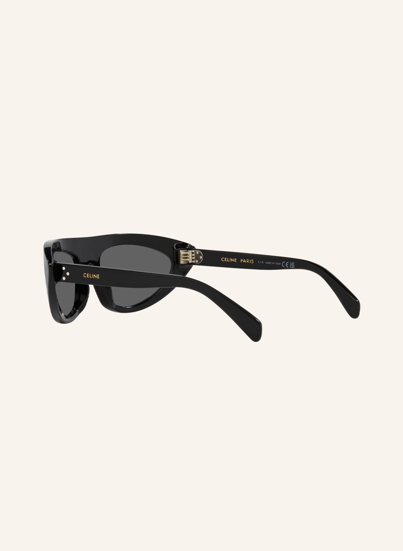 CELINE Sunglasses CL000391, Color: 1330B1 - BLACK/ DARK GRAY (Image 4)
