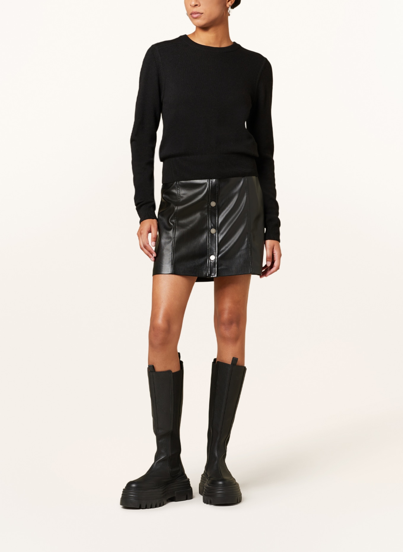 VANILIA Sweater MAGNOLIA, Color: BLACK (Image 2)