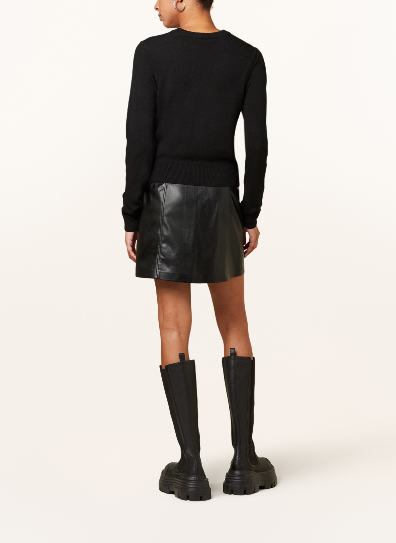 VANILIA Sweater MAGNOLIA, Color: BLACK (Image 3)