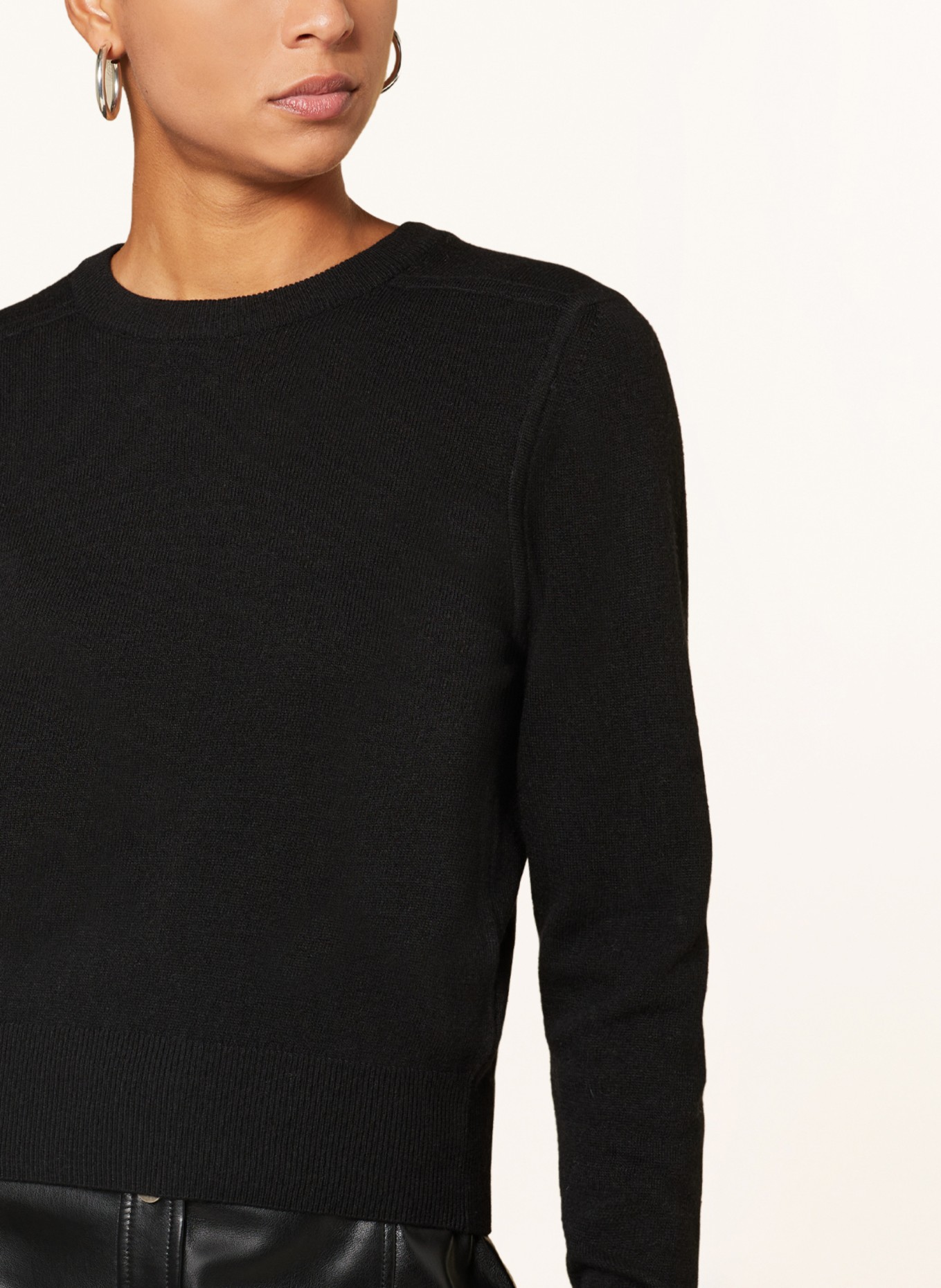 VANILIA Sweater MAGNOLIA, Color: BLACK (Image 4)