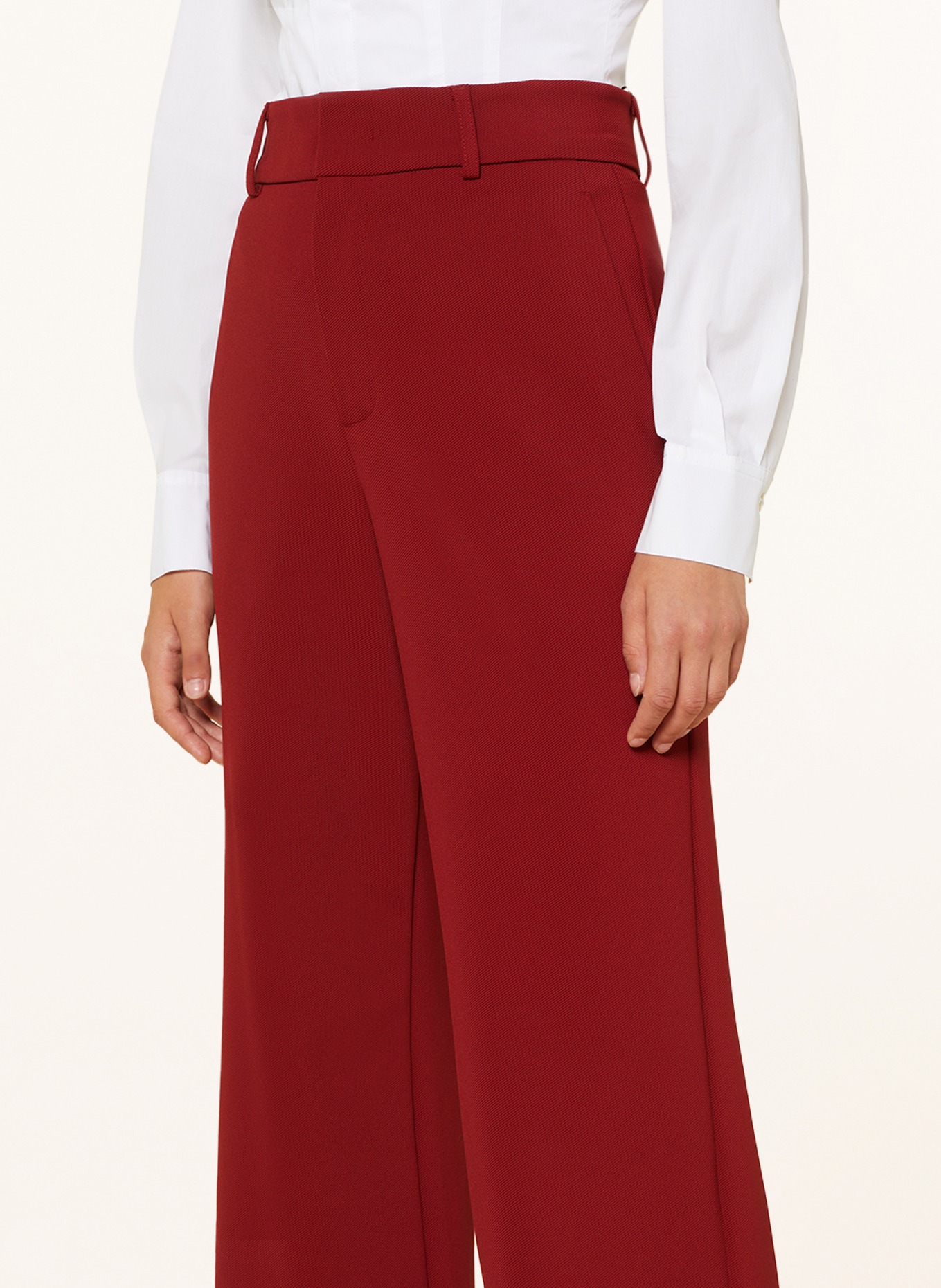 VANILIA Trousers, Color: DARK RED (Image 5)