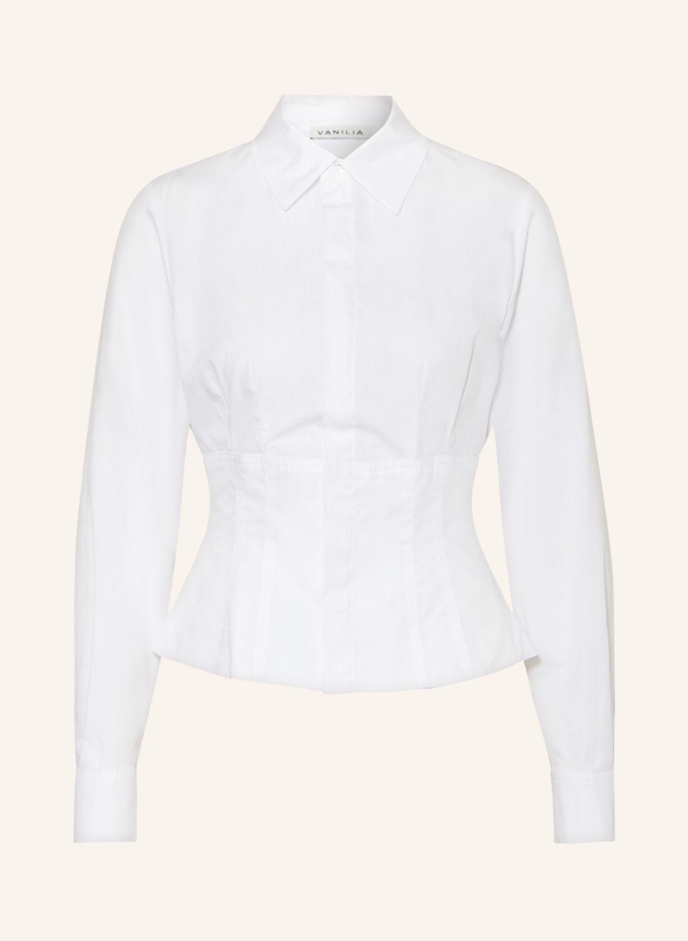 VANILIA Shirt blouse, Color: WHITE (Image 1)