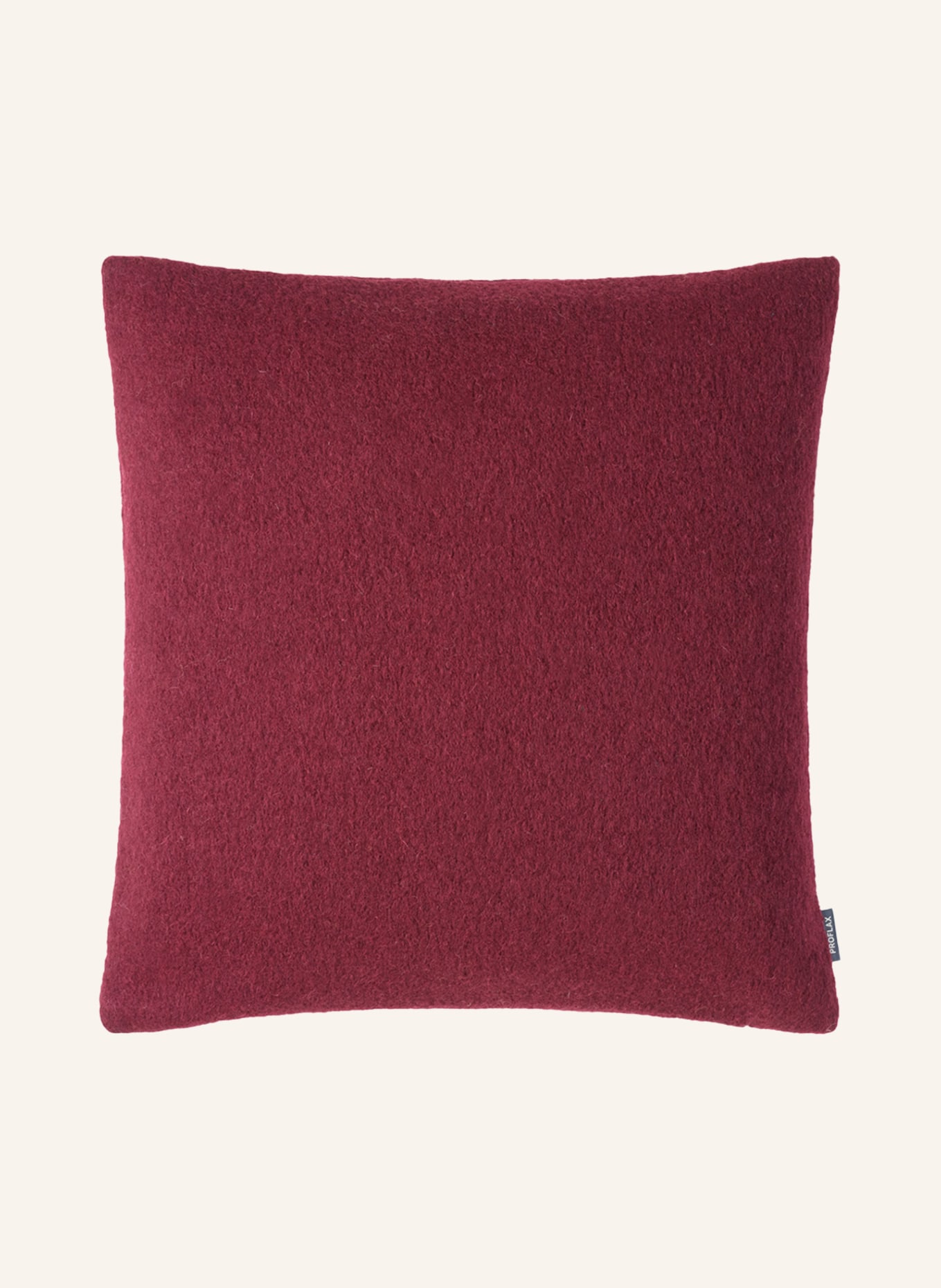 PROFLAX Decorative cushion cover NOW, Color: DARK RED (Image 1)
