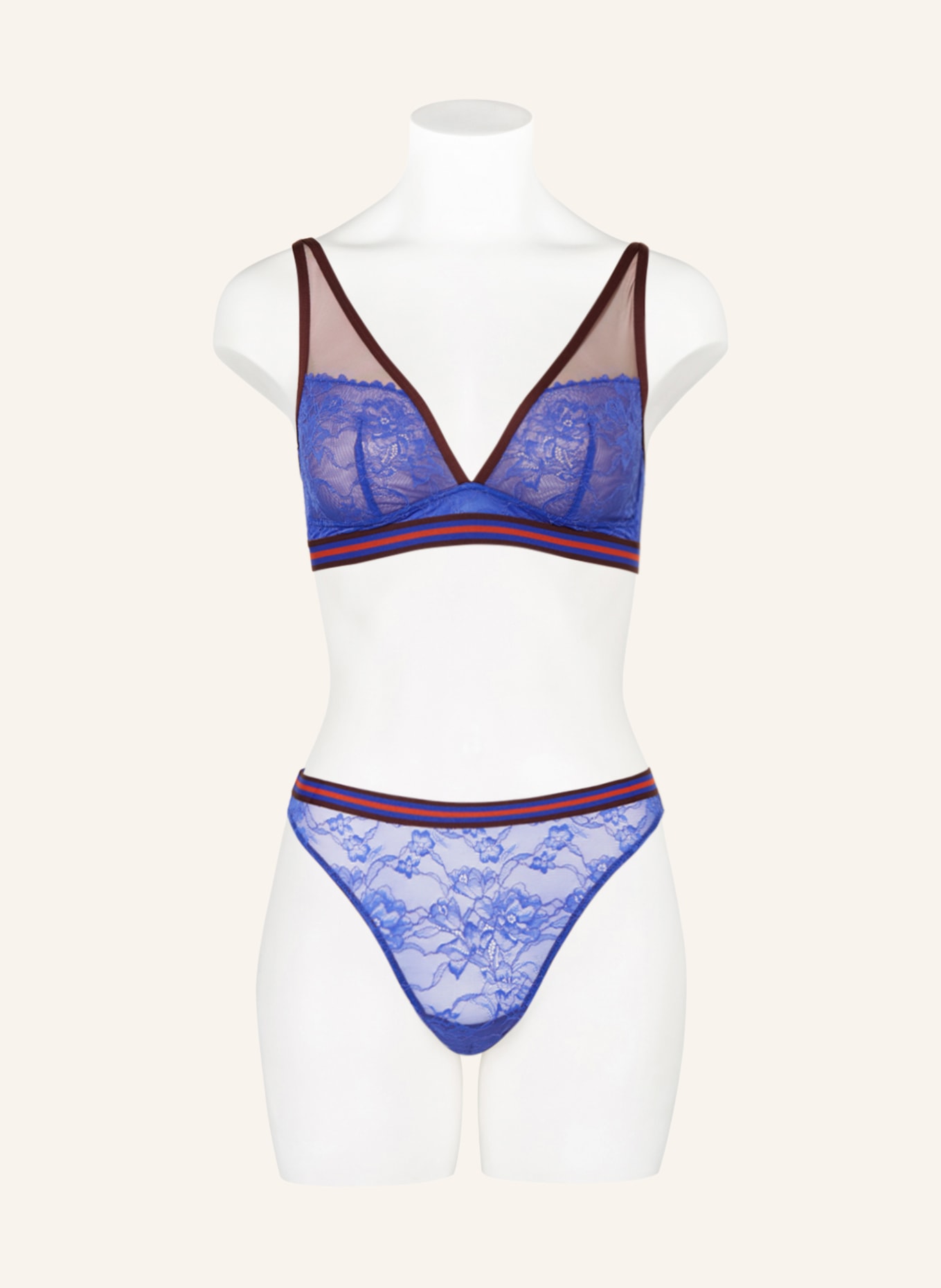 mey Triangle bra series POETRY STYLE, Color: BLUE (Image 2)