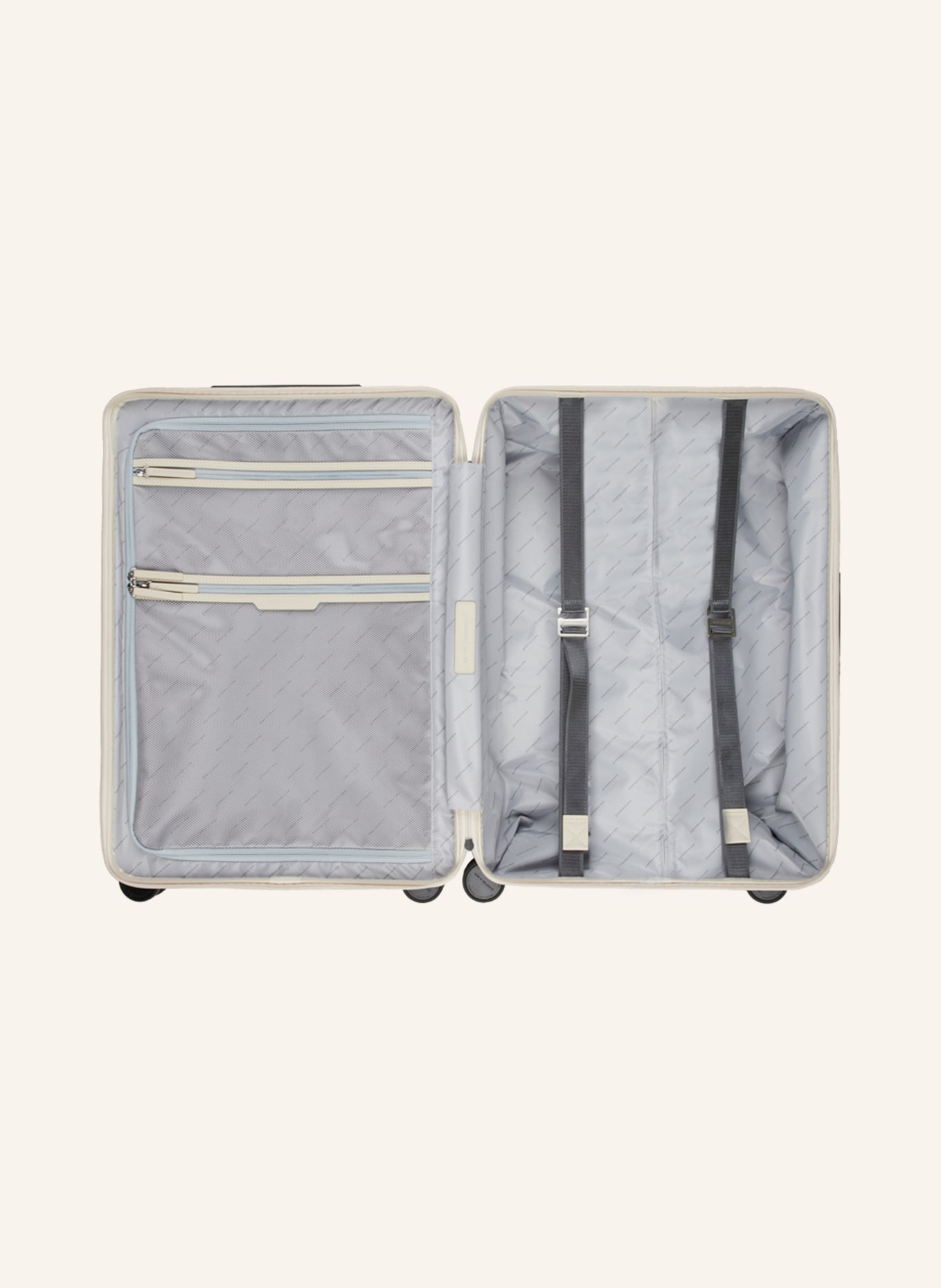 KAPTEN & SON Wheeled luggage HEATHROW CHECK-IN, Color: CREAM (Image 2)