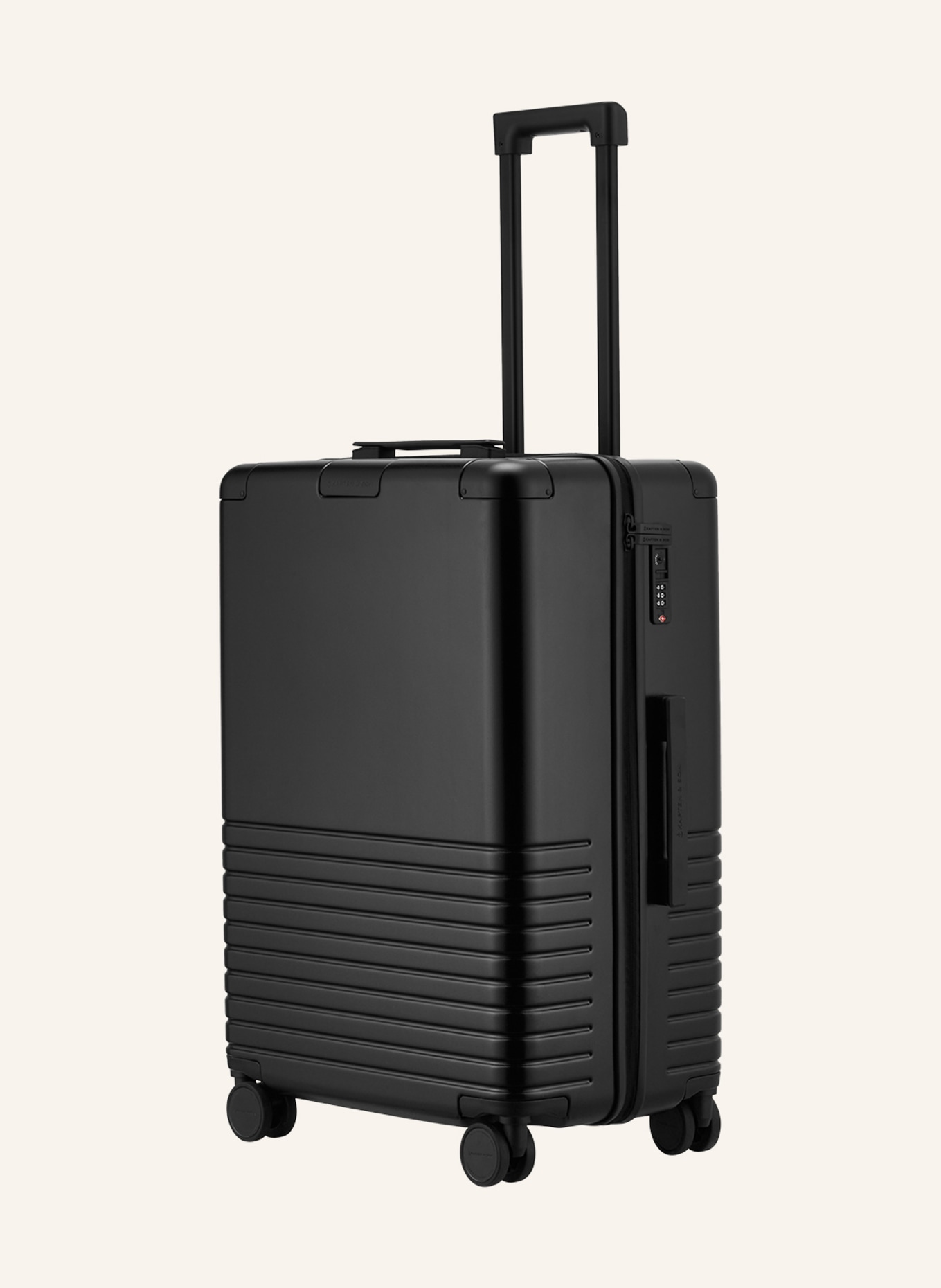 KAPTEN & SON Wheeled luggage HEATHROW CHECK-IN, Color: BLACK (Image 1)