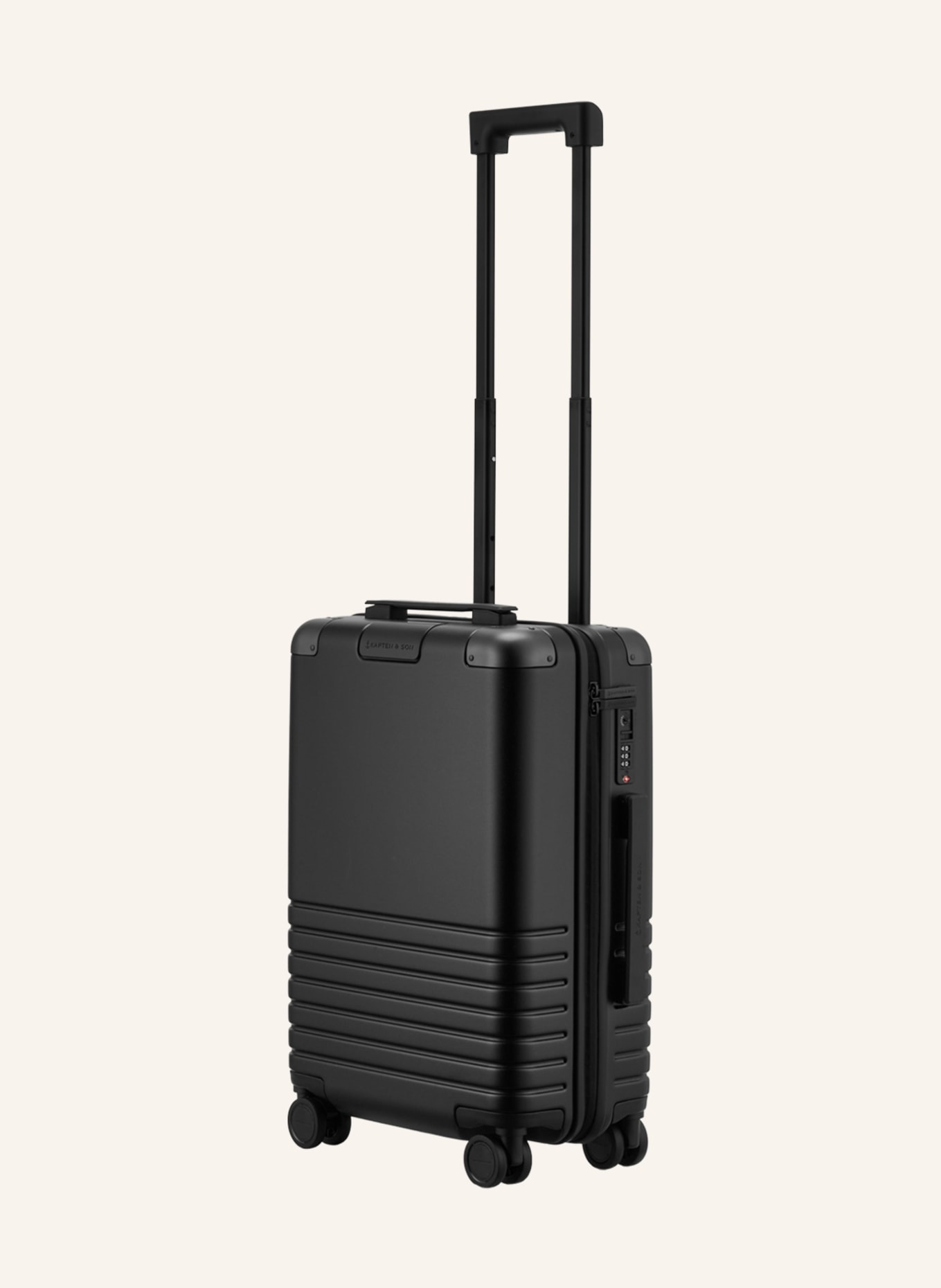 KAPTEN & SON Wheeled luggage HEATHROW CABIN, Color: BLACK (Image 1)