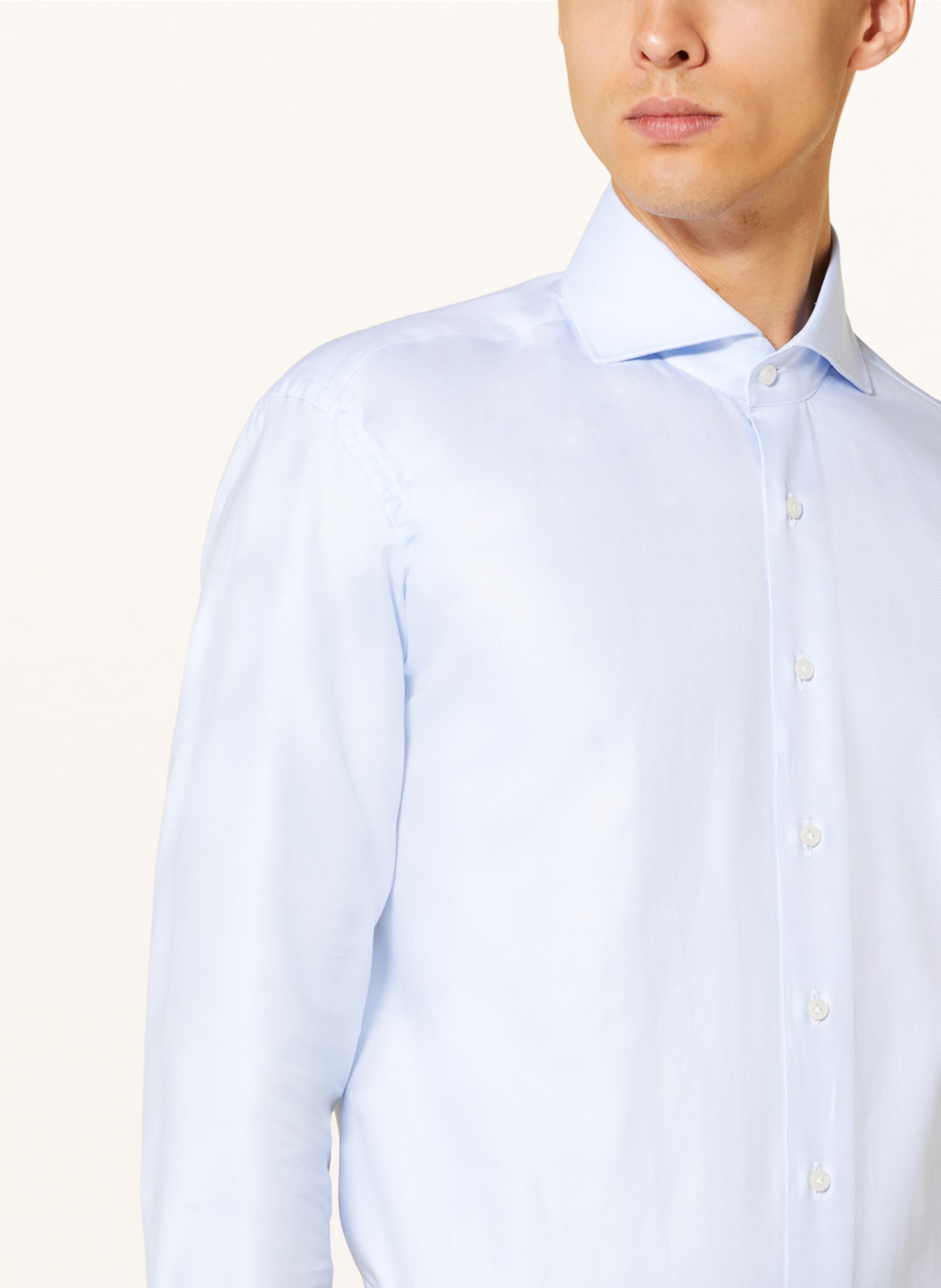 ARTIGIANO Shirt classic fit, Color: LIGHT BLUE (Image 4)