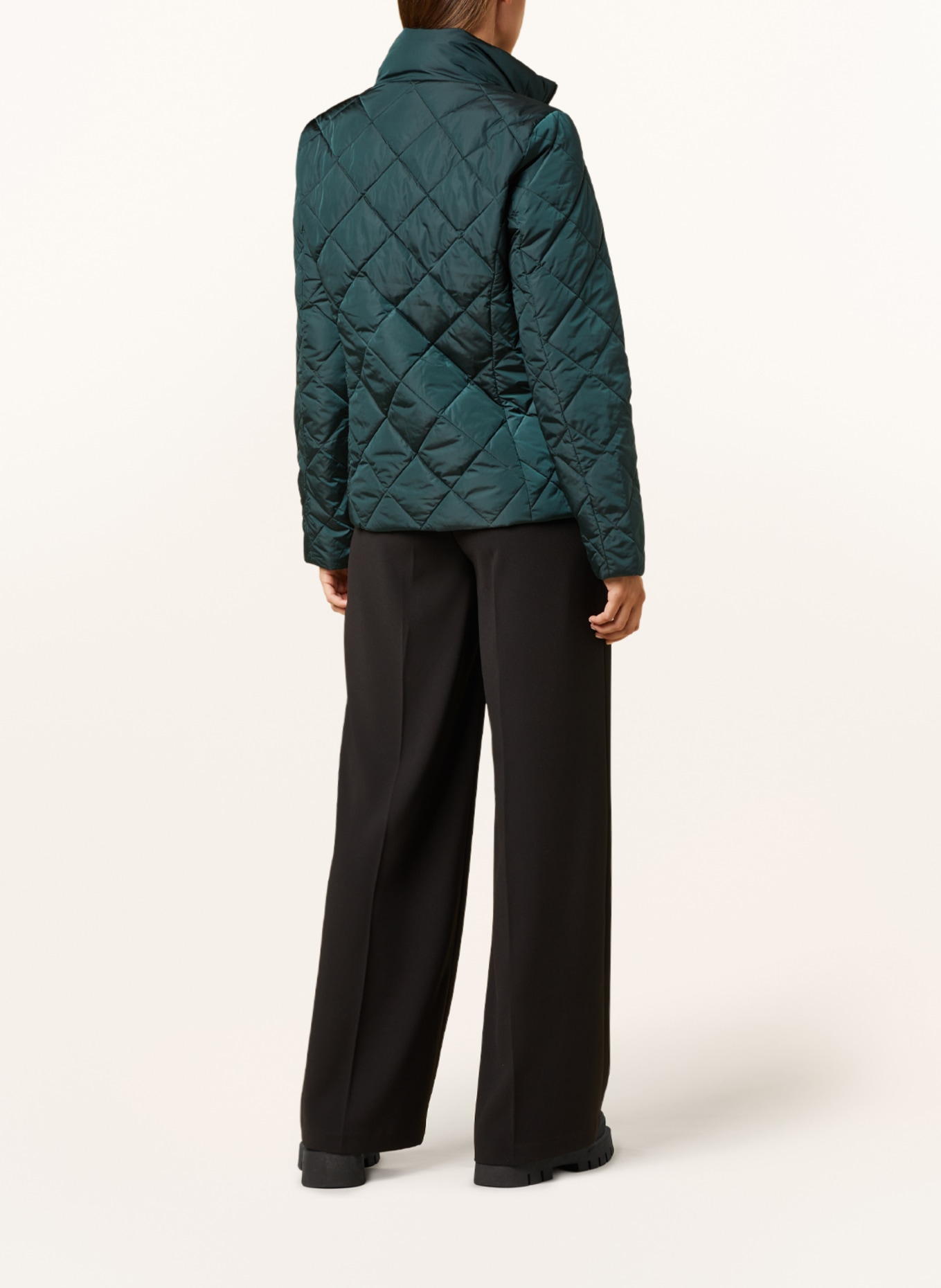 OPUS Quilted jacket HOLISHA, Color: GREEN (Image 3)