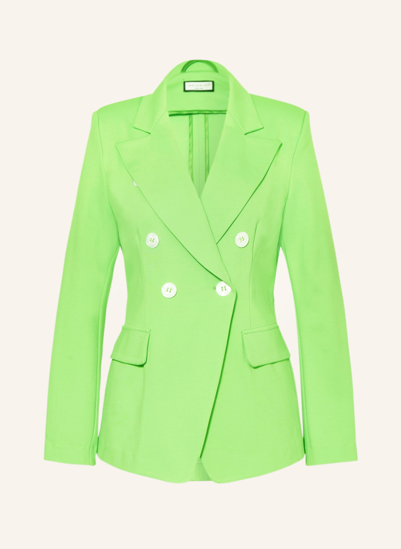 SEM PER LEI Jersey blazer, Color: LIGHT GREEN (Image 1)