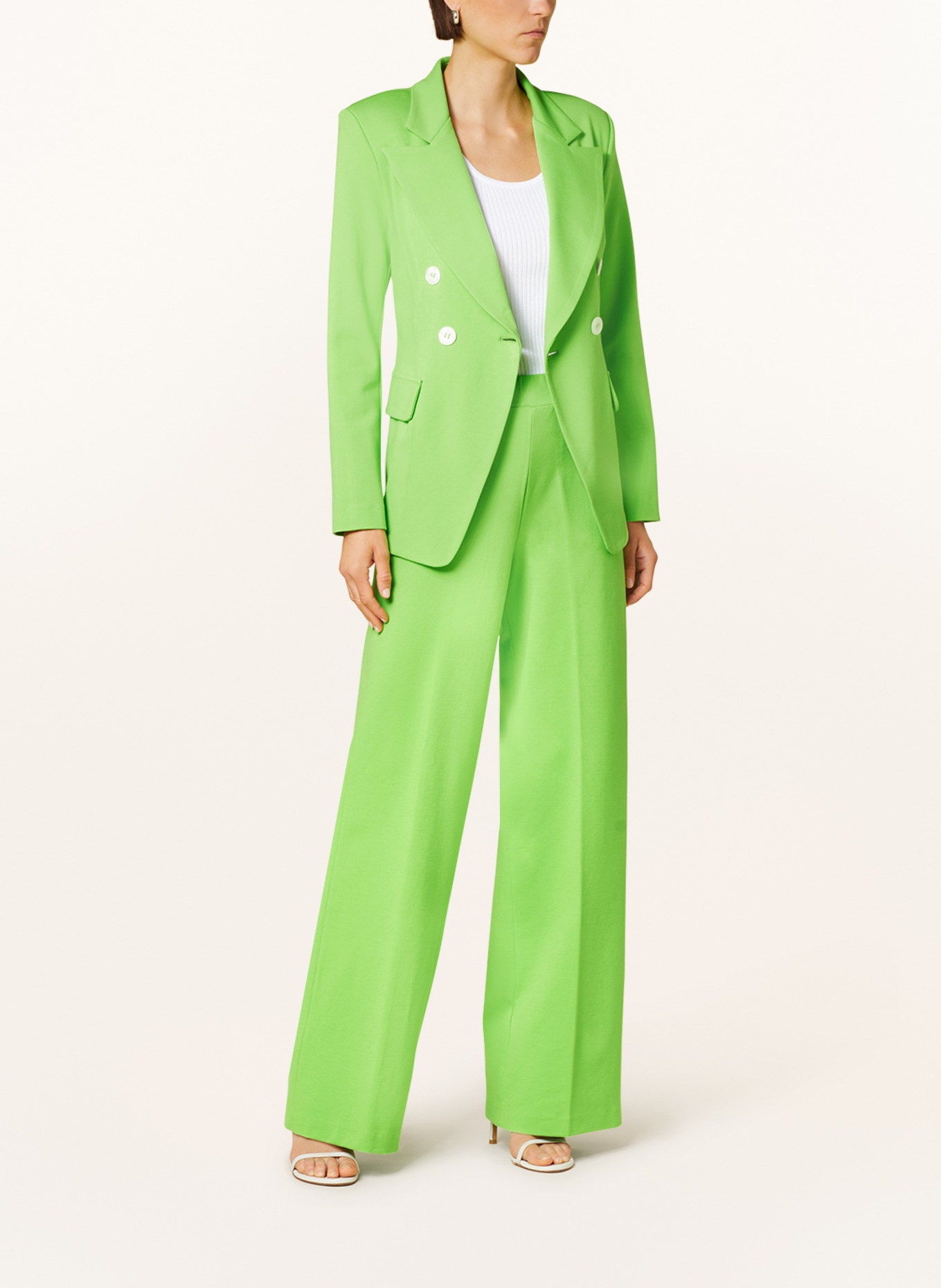 SEM PER LEI Jersey blazer, Color: LIGHT GREEN (Image 2)