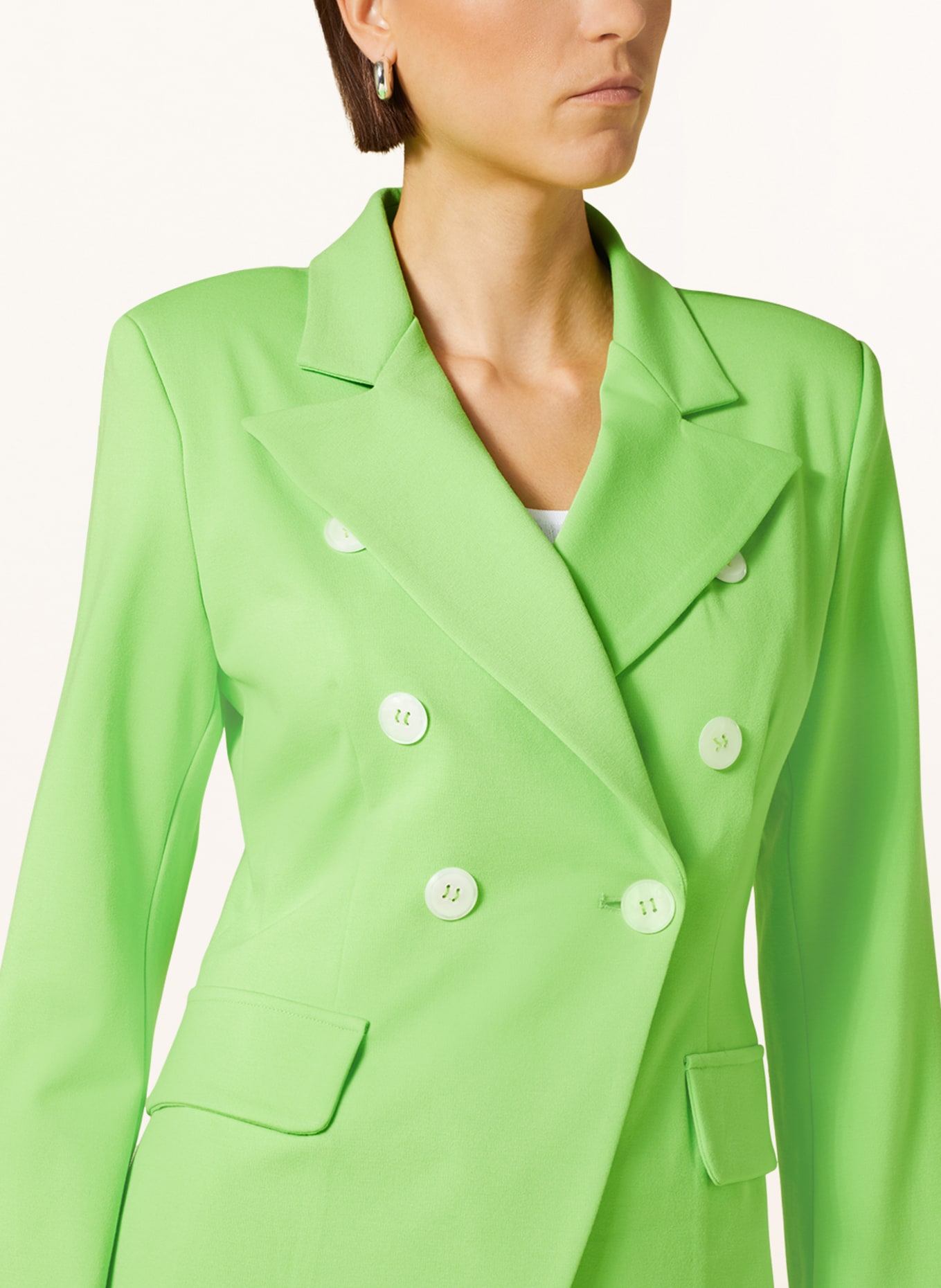SEM PER LEI Jersey blazer, Color: LIGHT GREEN (Image 4)