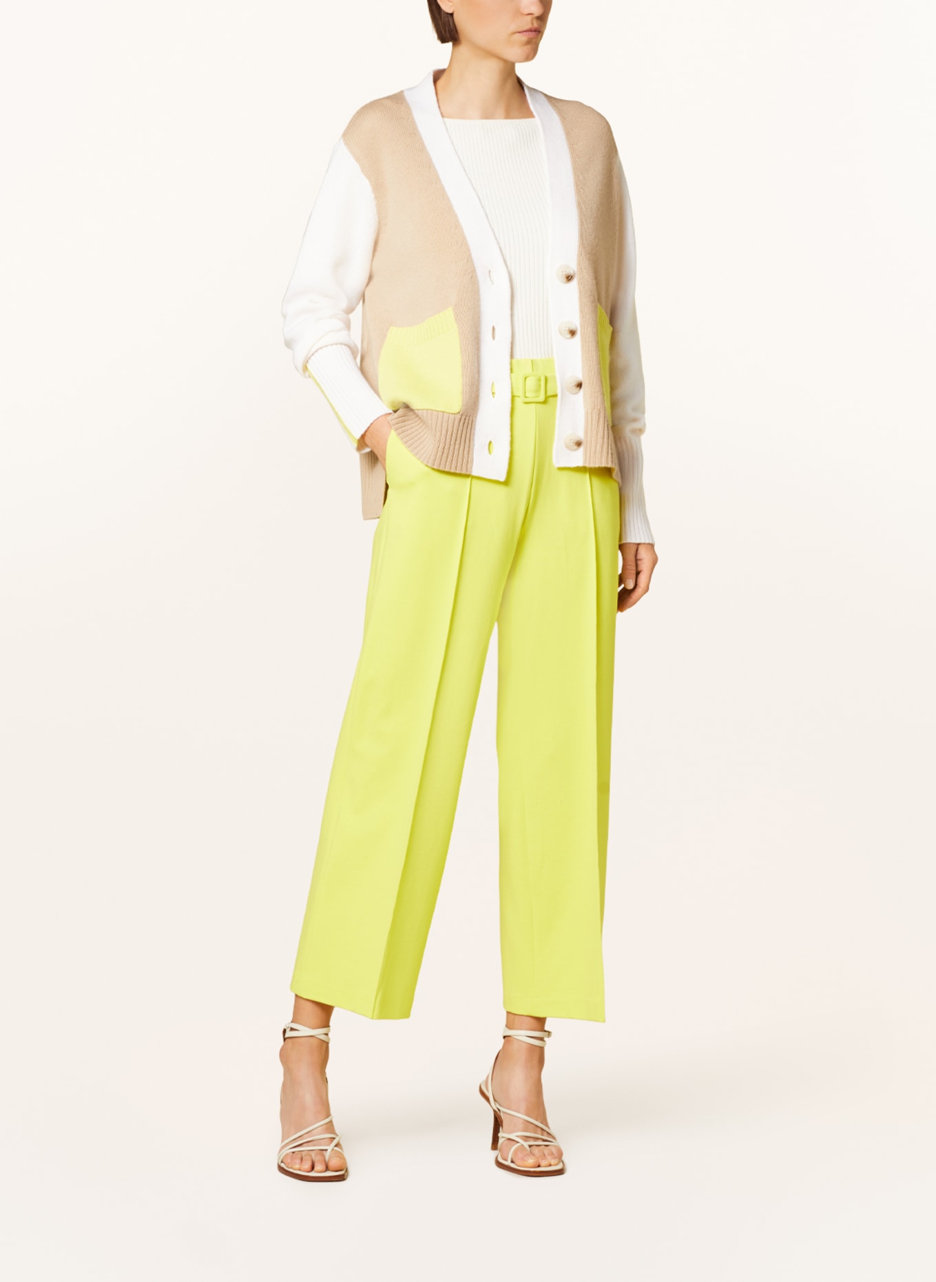 SEM PER LEI Jersey culottes, Color: YELLOW (Image 2)