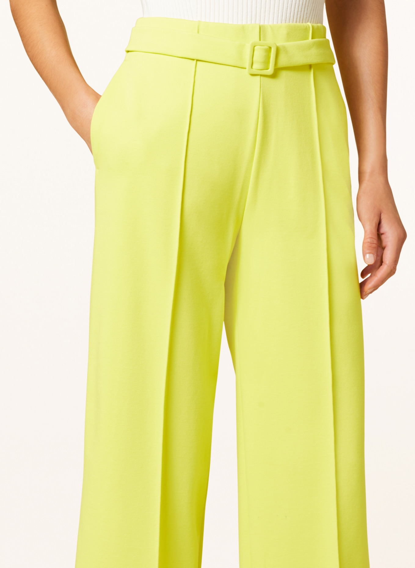 SEM PER LEI Jersey culottes, Color: YELLOW (Image 5)