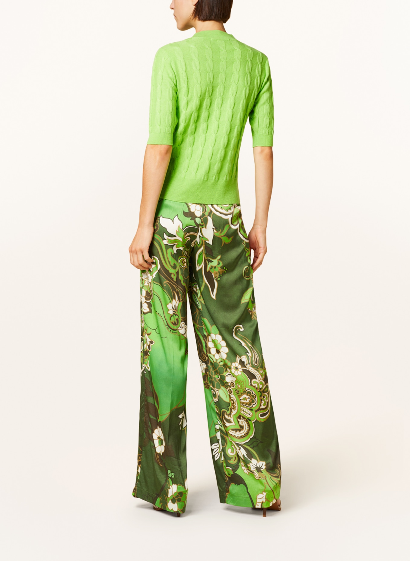 SEM PER LEI Pullover mit Cashmere, Farbe: HELLGRÜN (Bild 3)