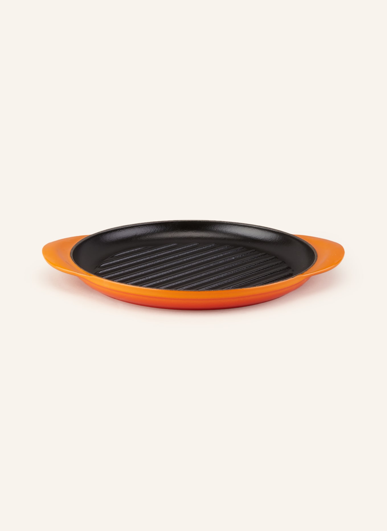 LE CREUSET Patelnia grillowa TRADITION, Kolor: Flame 252 (Obrazek 1)