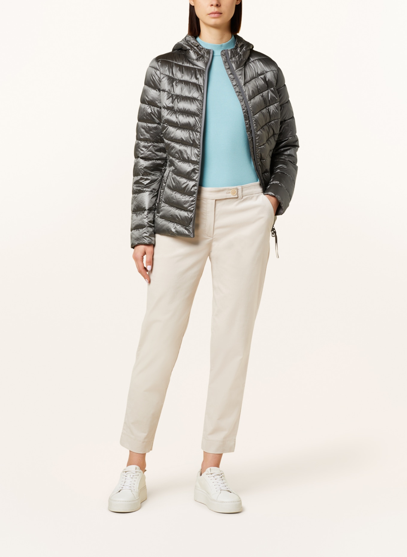 BETTY&CO Quilted jacket, Color: DARK GRAY (Image 2)