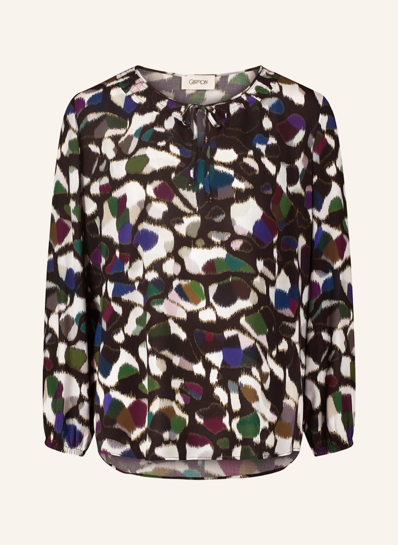 CARTOON Shirt blouse, Color: GREEN/ BLACK/ WHITE (Image 1)