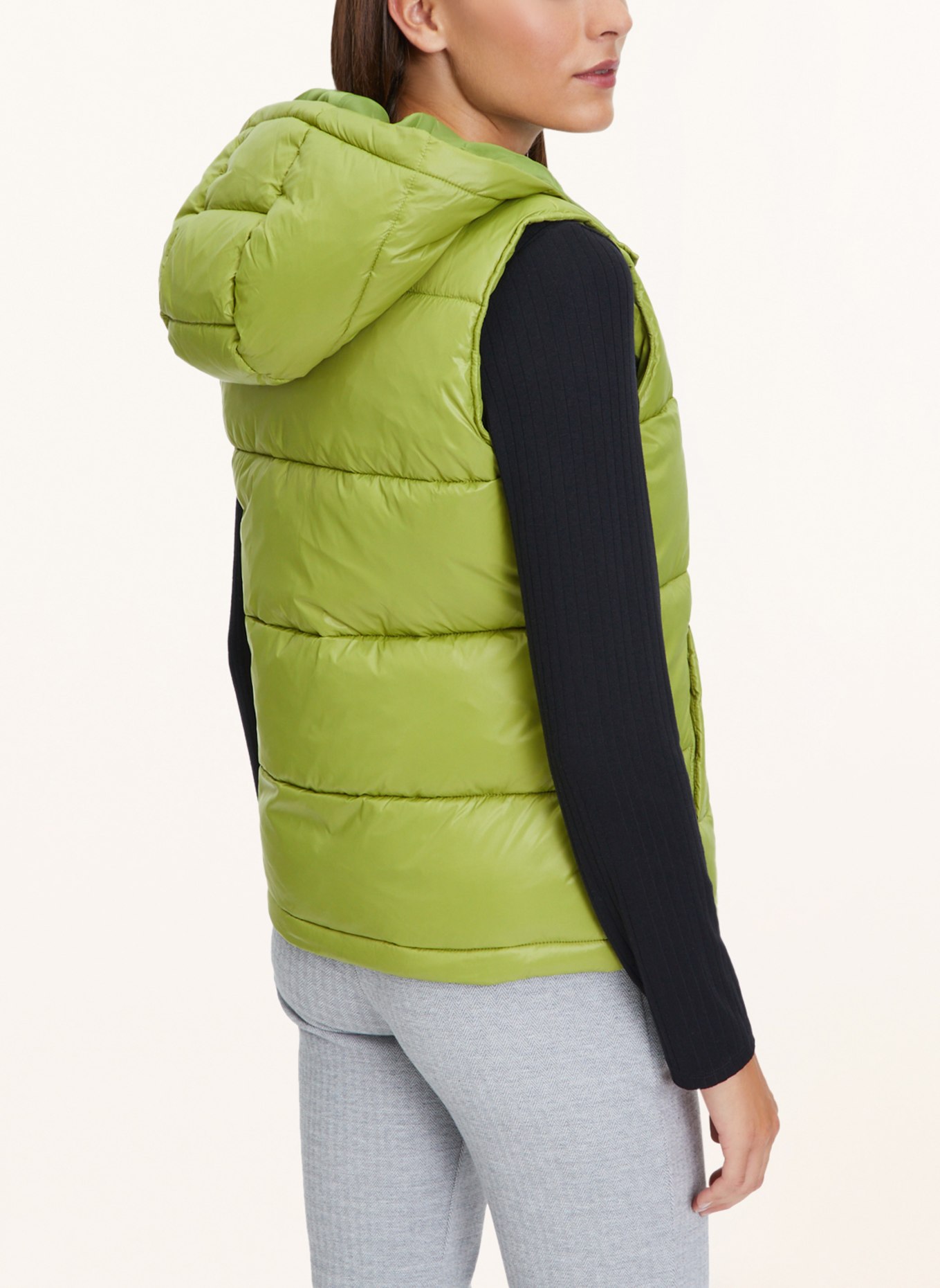 Lime green down vest clearance