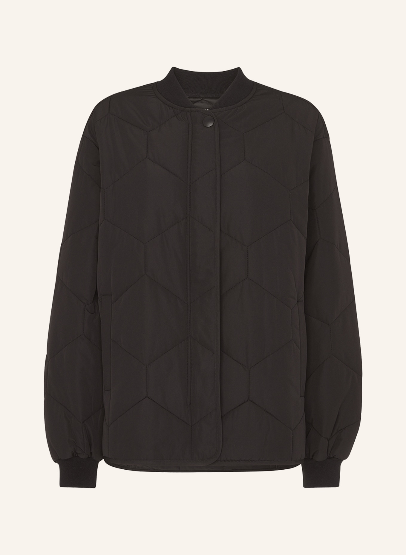 WHISTLES Quilted jacket IDASHORT, Color: BLACK (Image 1)