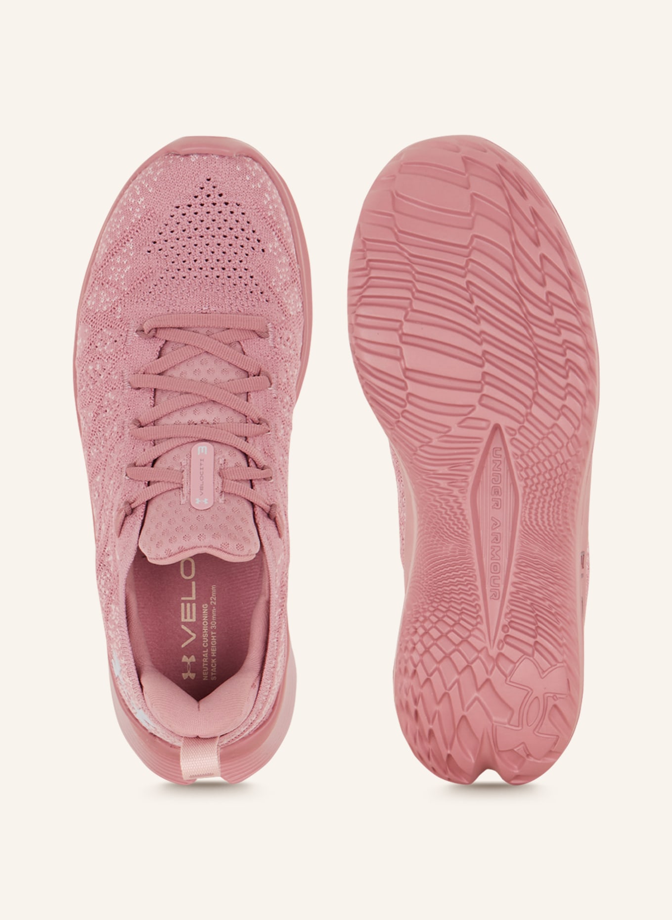 UNDER ARMOUR Running shoes UA VELOCITI 3, Color: PINK (Image 5)