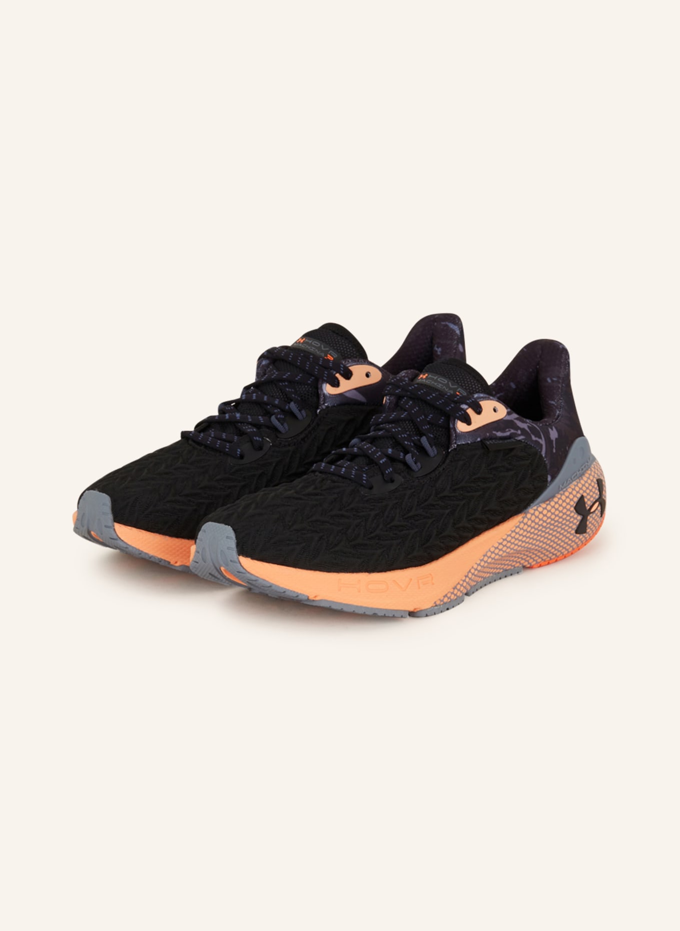 UNDER ARMOUR Running shoes UA HOVR™ MACHINA 3 CLONE, Color: BLACK/ ORANGE (Image 1)