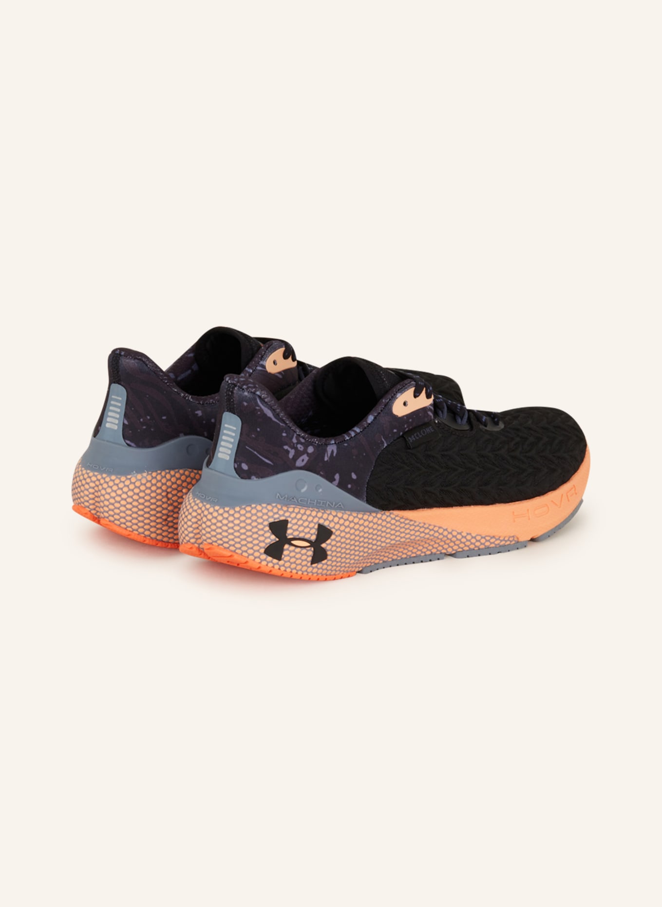 UNDER ARMOUR Running shoes UA HOVR™ MACHINA 3 CLONE, Color: BLACK/ ORANGE (Image 2)