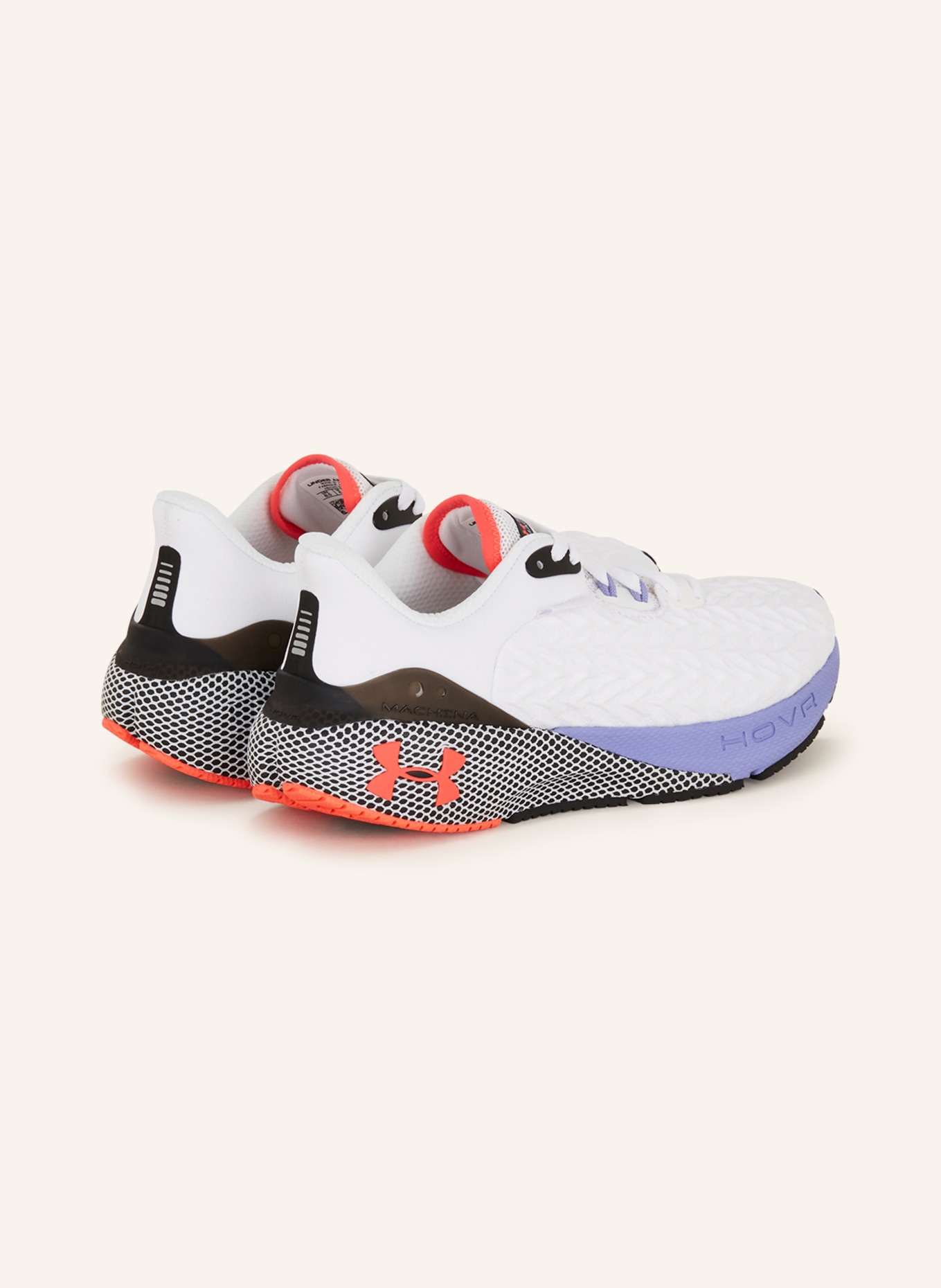 UNDER ARMOUR Running shoes UA HOVR™ MACHINA 3 CLONE, Color: WHITE/ BLACK (Image 2)