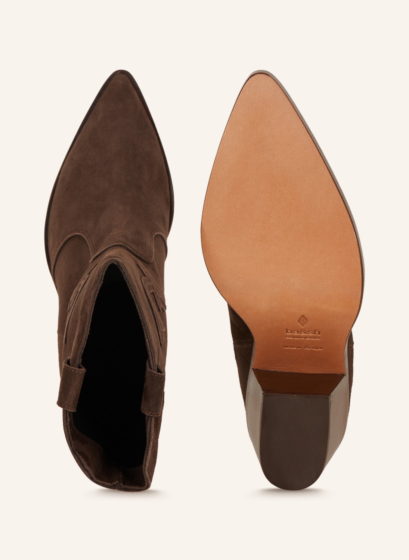 ba&sh Kovbojské boty CALAS, Barva: TMAVĚ HNĚDÁ (Obrázek 5)