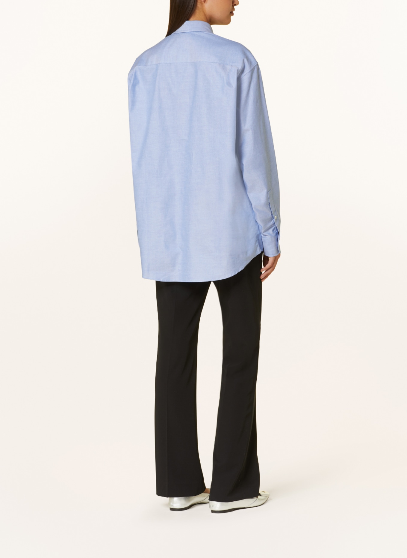 CLAUDIE PIERLOT Oversized-Hemdbluse, Farbe: HELLBLAU (Bild 3)