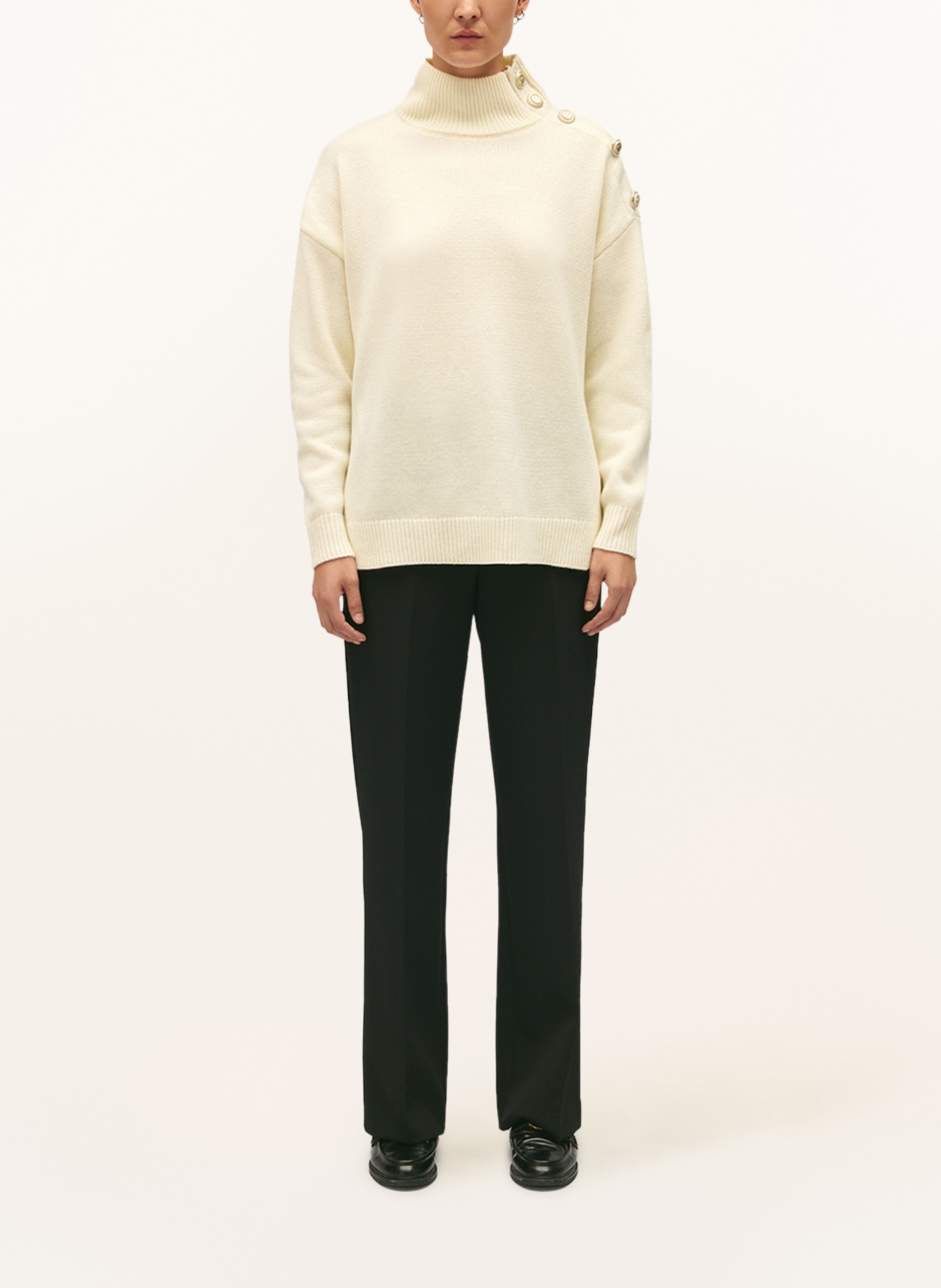 CLAUDIE PIERLOT Oversized-Pullover, Farbe: ECRU (Bild 2)
