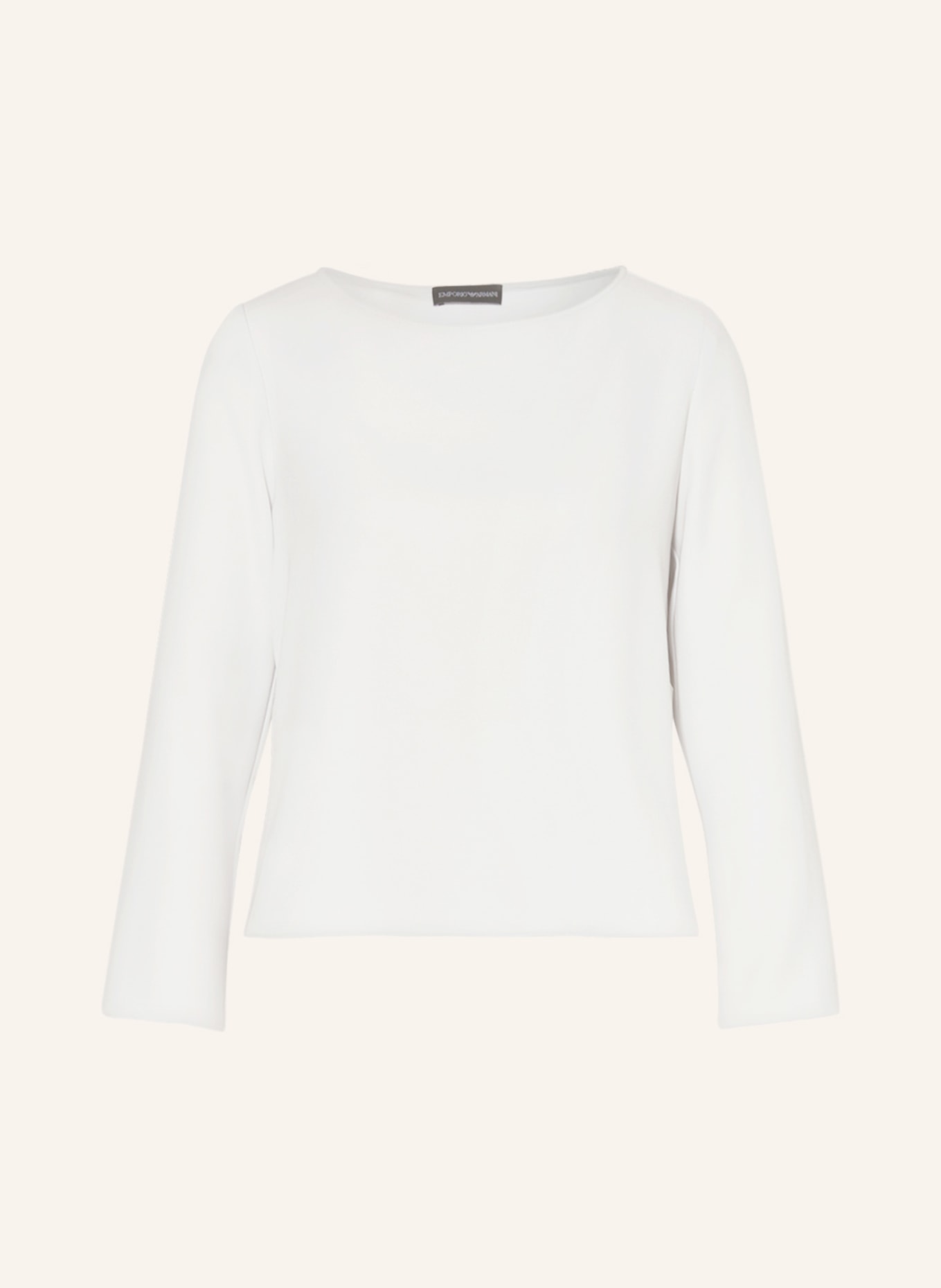 EMPORIO ARMANI Shirt blouse with 3/4 sleeves, Color: LIGHT GRAY (Image 1)