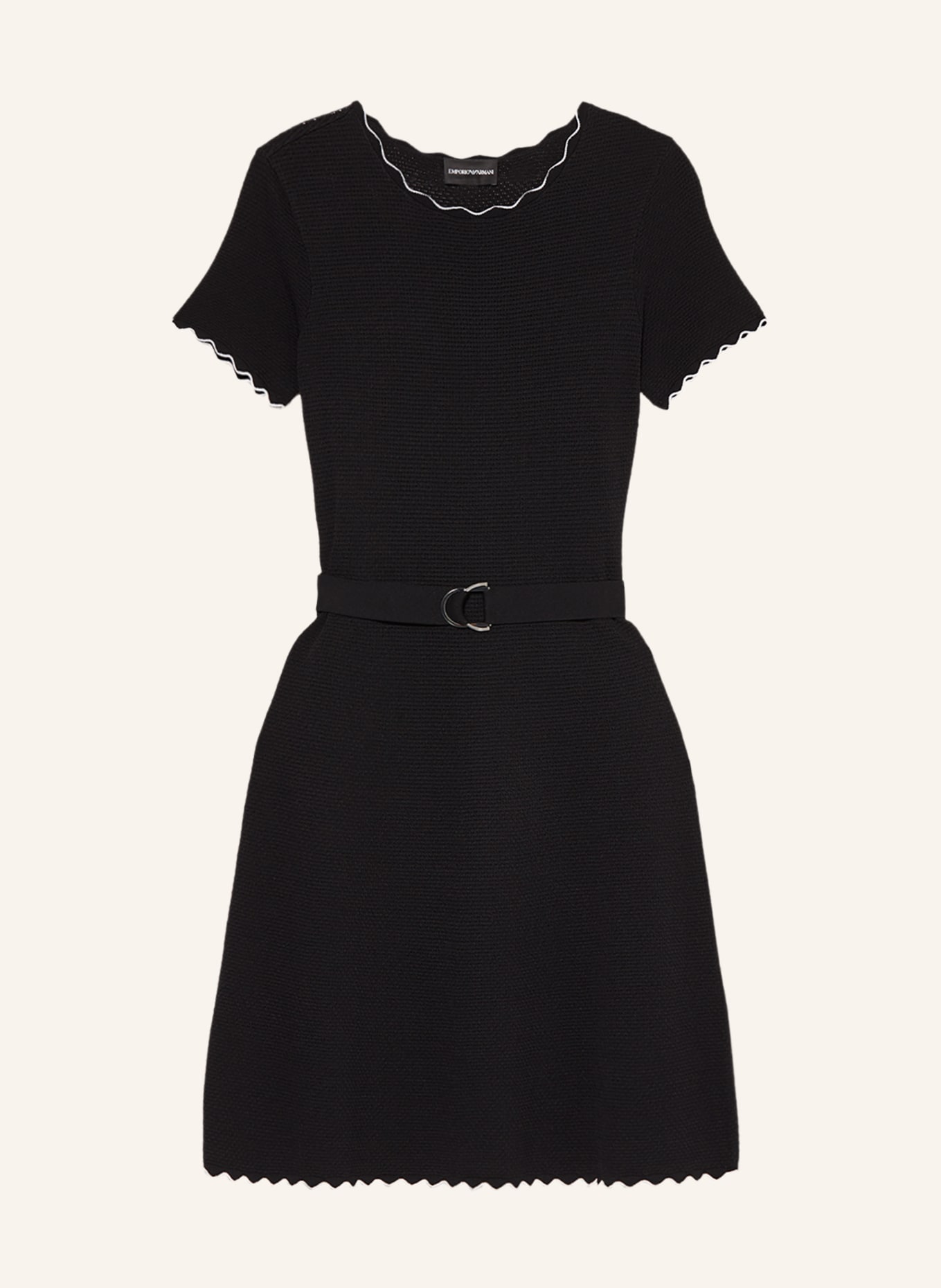 EMPORIO ARMANI Knit dress, Color: BLACK (Image 1)