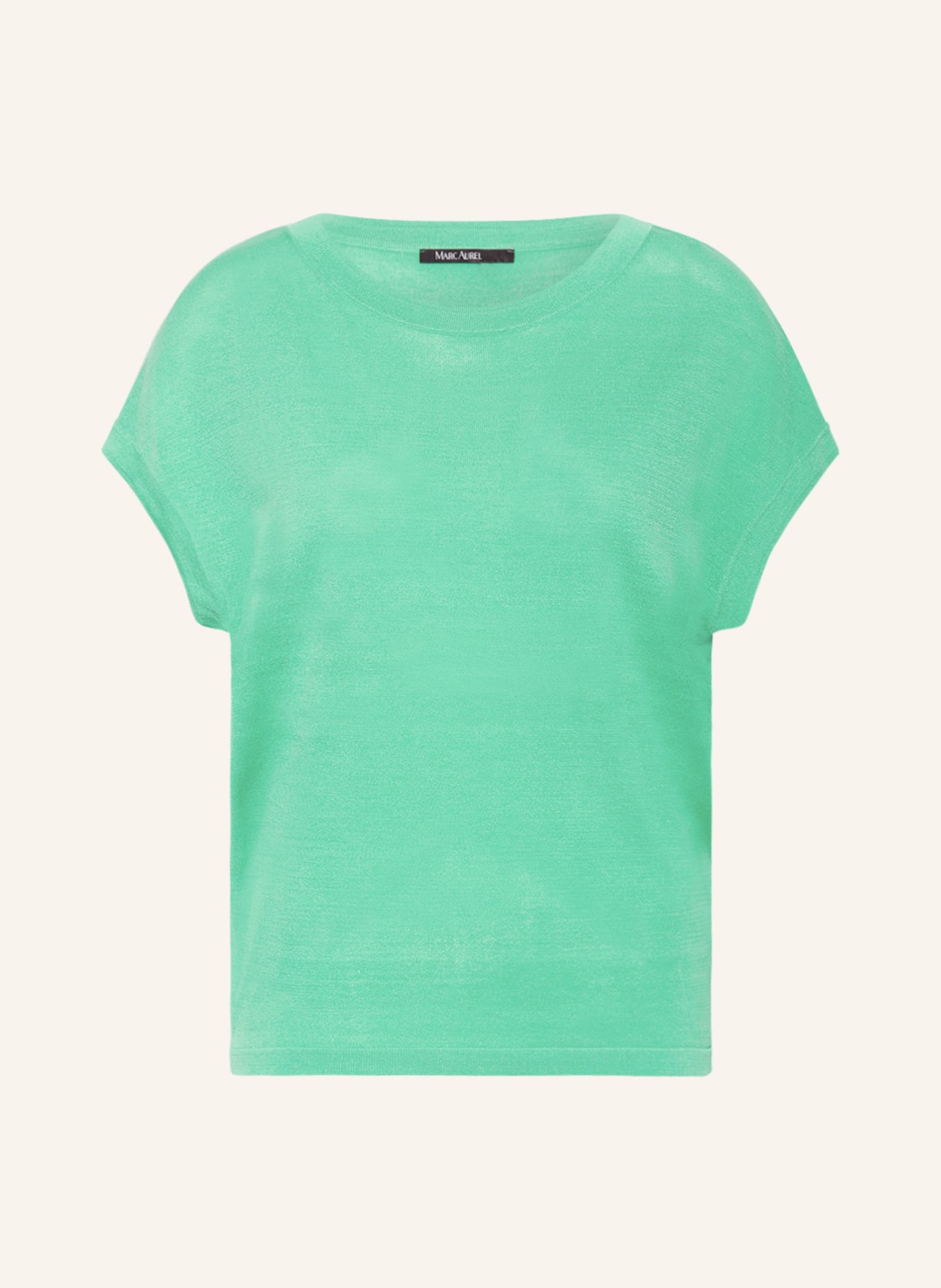 MARC AUREL Dzianinowa koszulka, Kolor: ZIELONY (Obrazek 1)