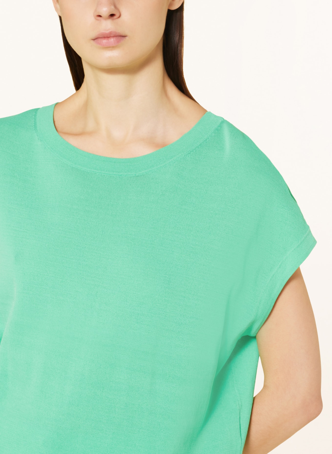 MARC AUREL Dzianinowa koszulka, Kolor: ZIELONY (Obrazek 4)
