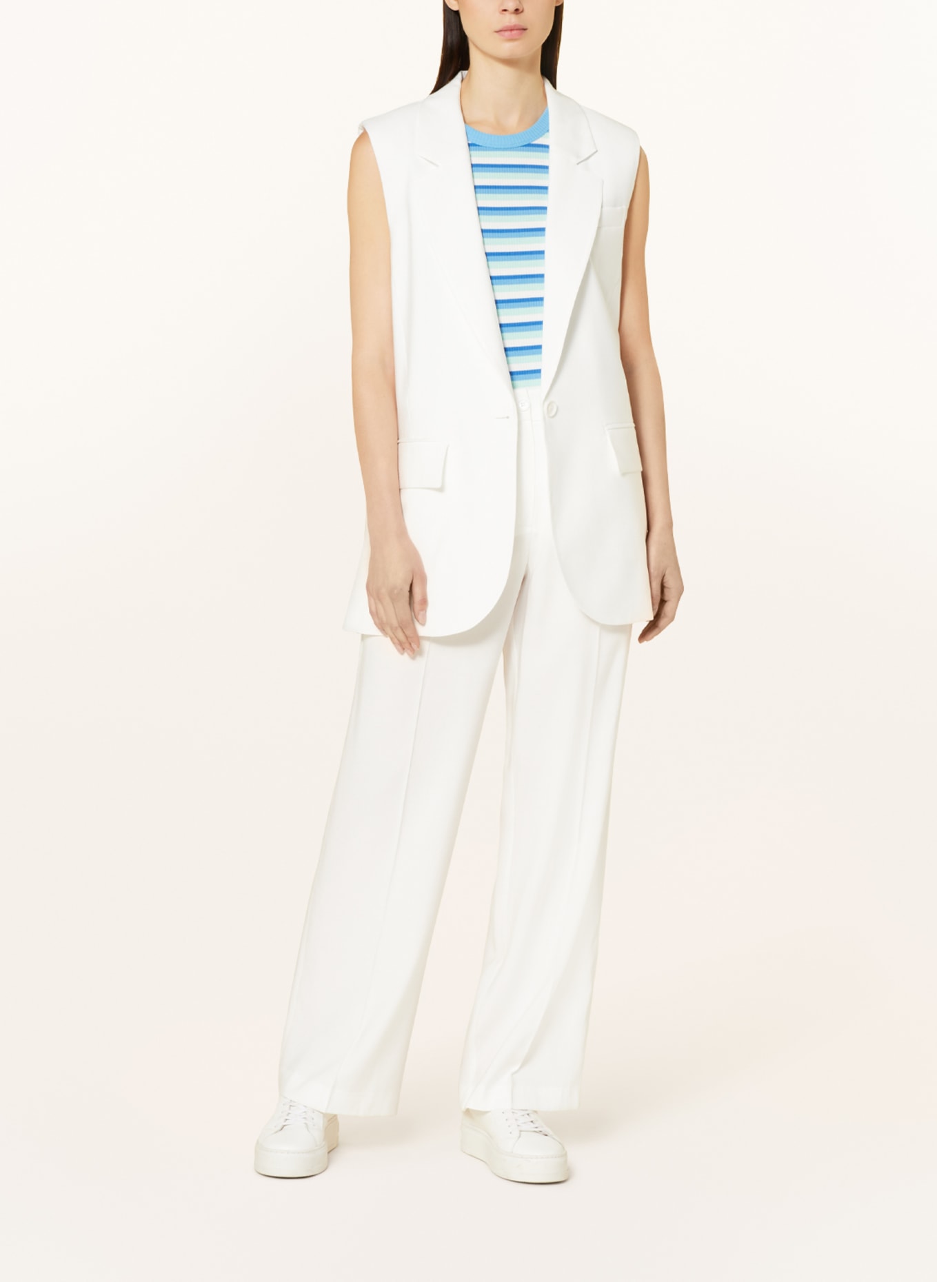 MARC AUREL Blazer vest, Color: WHITE (Image 2)