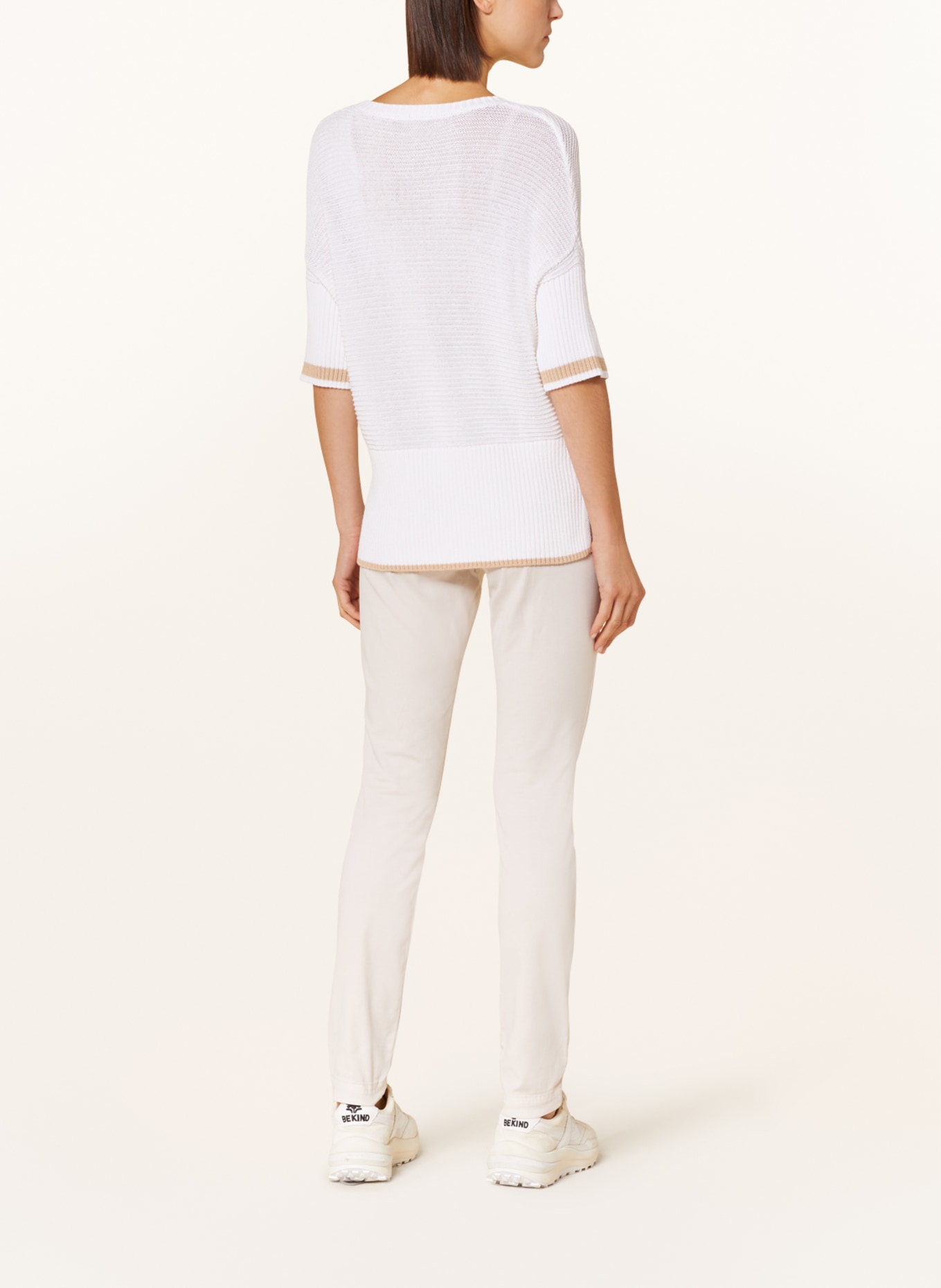MARC AUREL Knit shirt, Color: WHITE (Image 3)