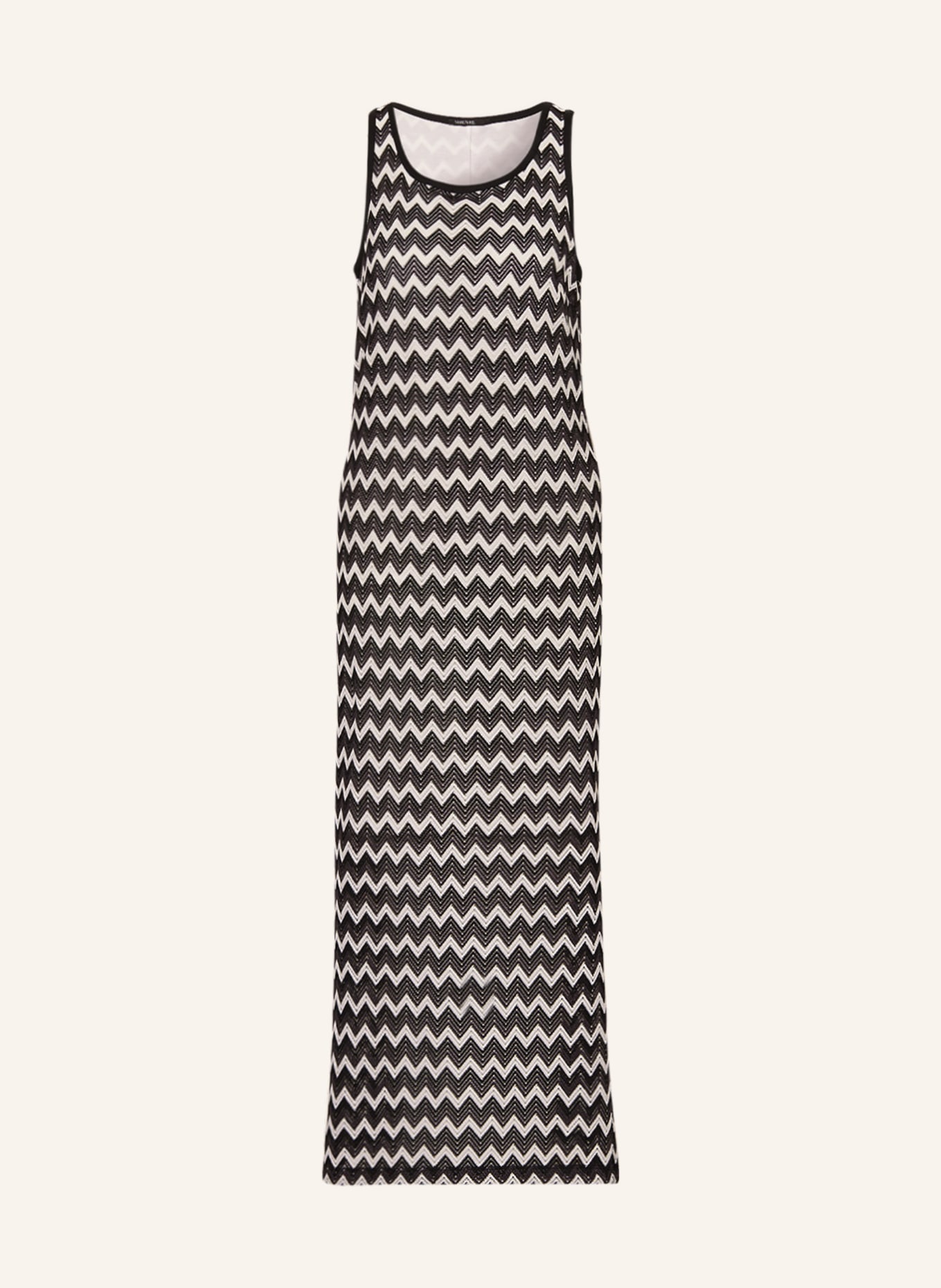 MARC AUREL Pletené šaty, Barva: ČERNÁ/ BÍLÁ (Obrázek 1)