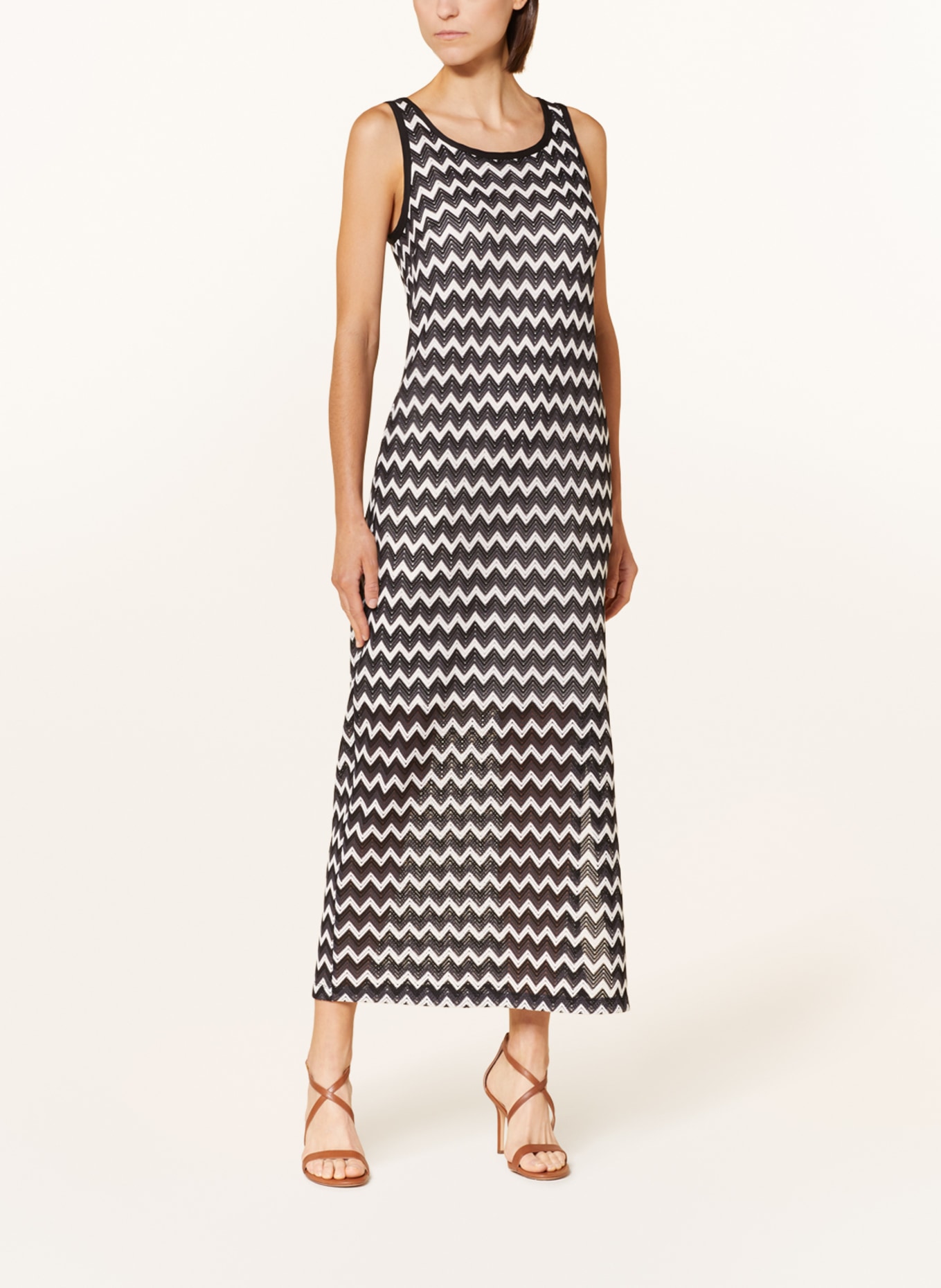 MARC AUREL Knit dress, Color: BLACK/ WHITE (Image 2)