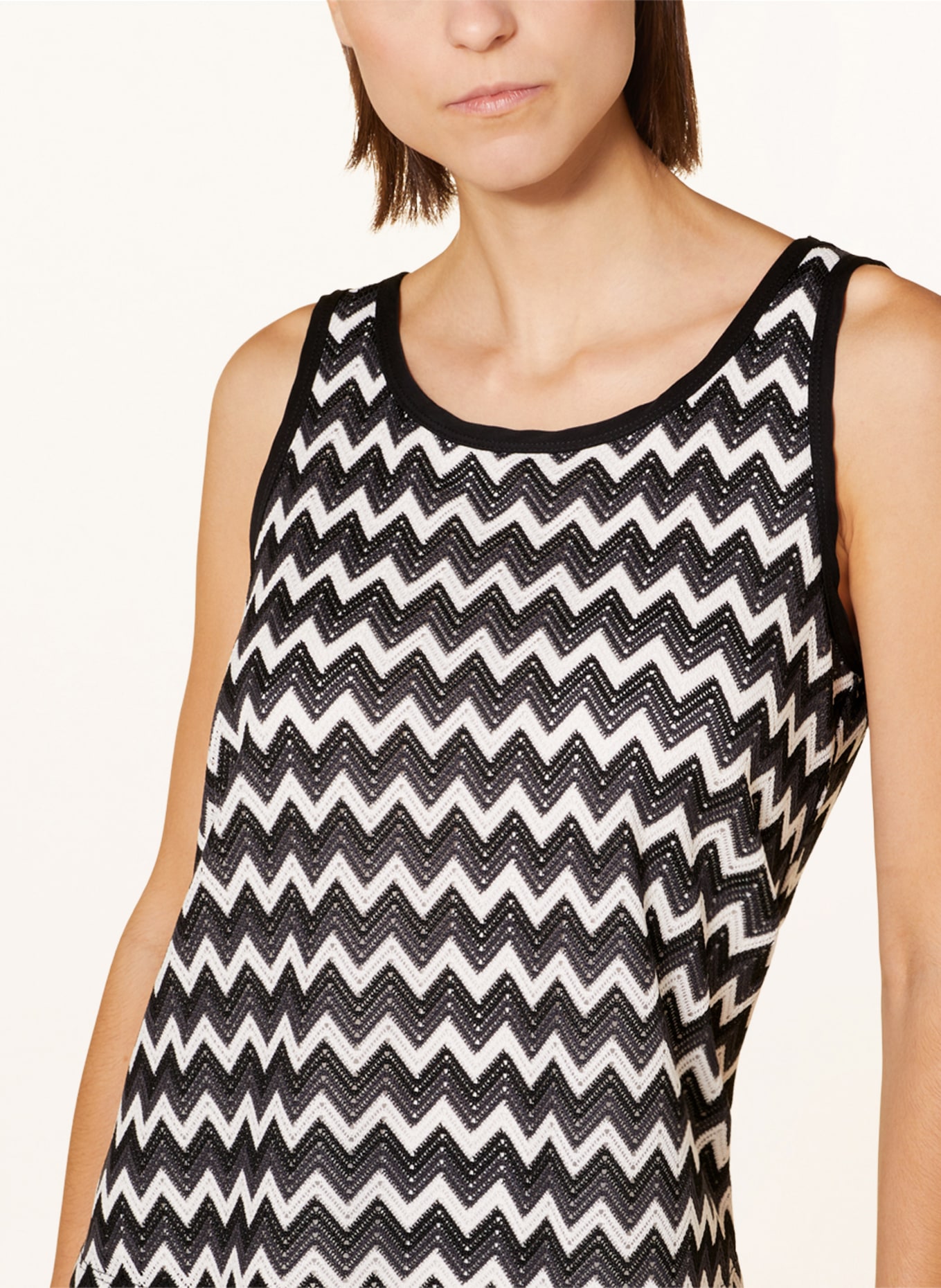 MARC AUREL Knit top, Color: BLACK/ WHITE (Image 4)
